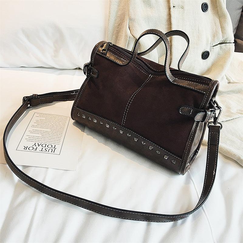 Fashionable Atmosphere All-match Messenger Boston Bag