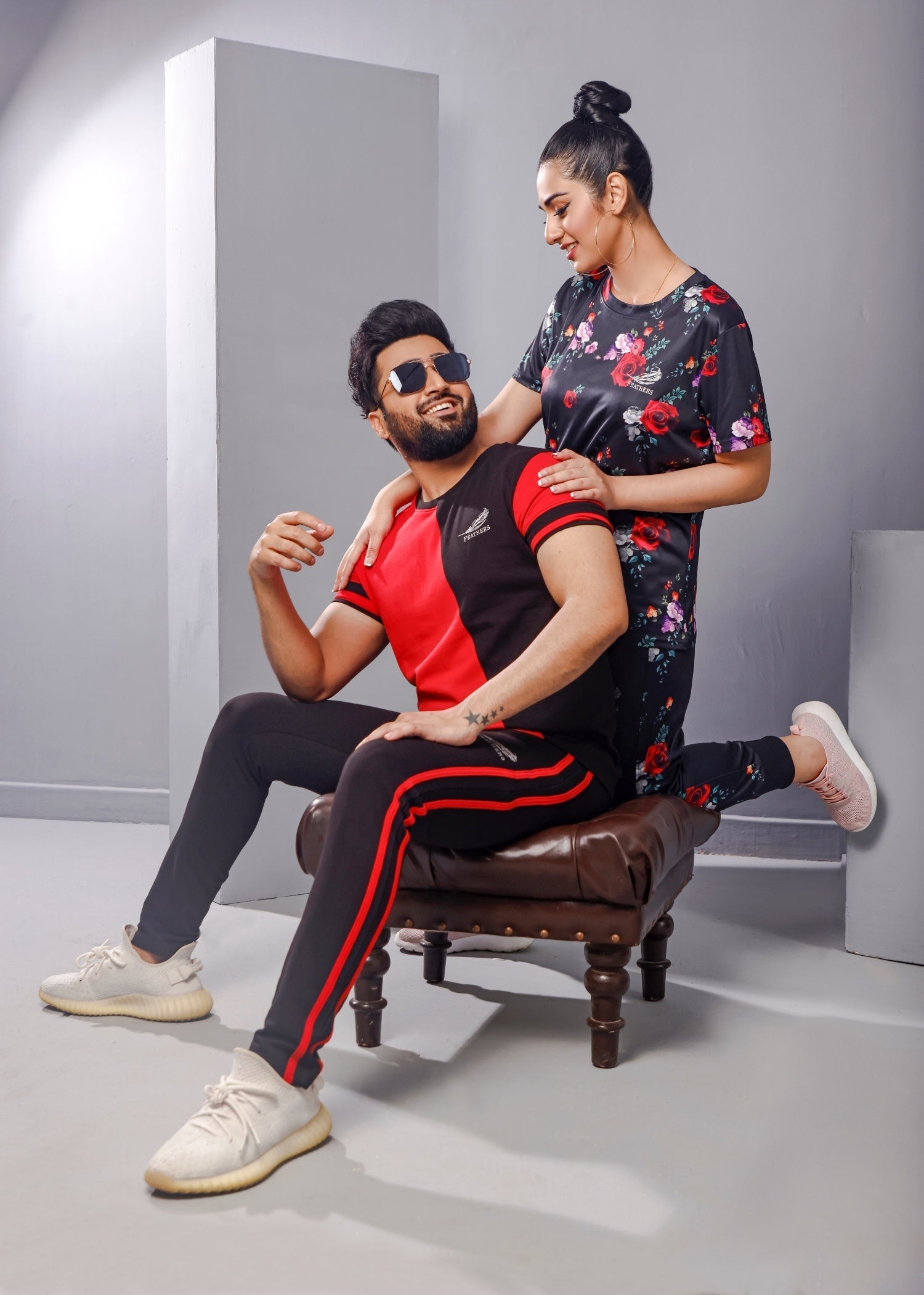 terry Tracksuit in Red