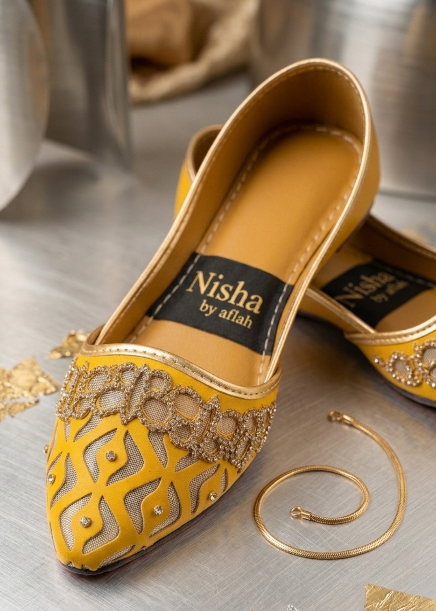 Pumps in Yellow-orange by - High Quality Women Pumps KHO8488