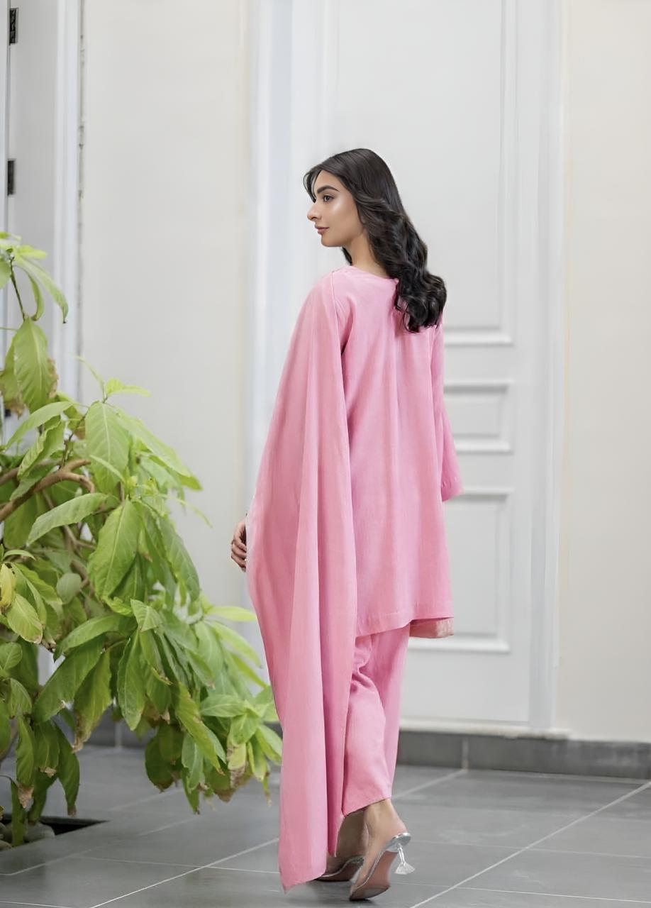 irish linen Co Ord Sets in Pink