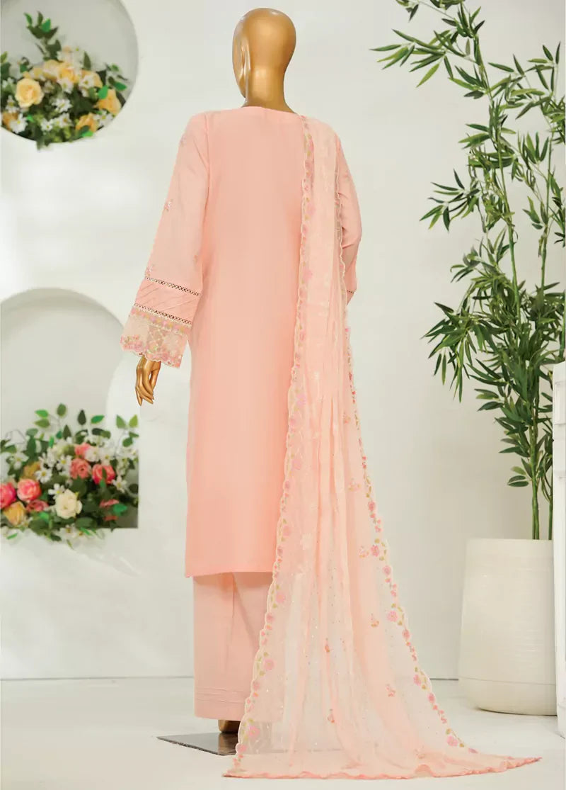 Stitched Luxury Lawn D- 6