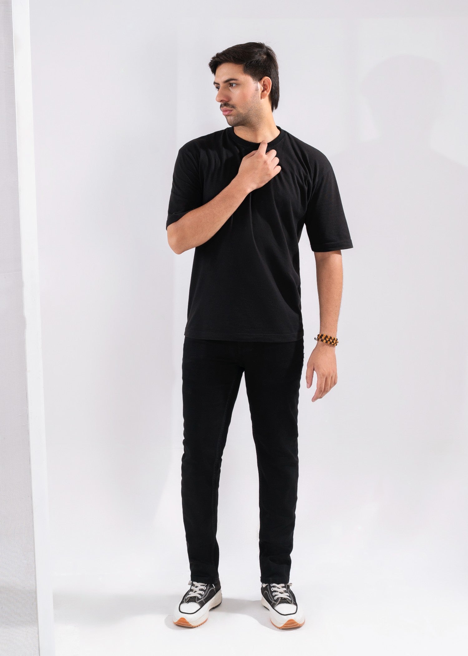 stretch denim Jeans in Black