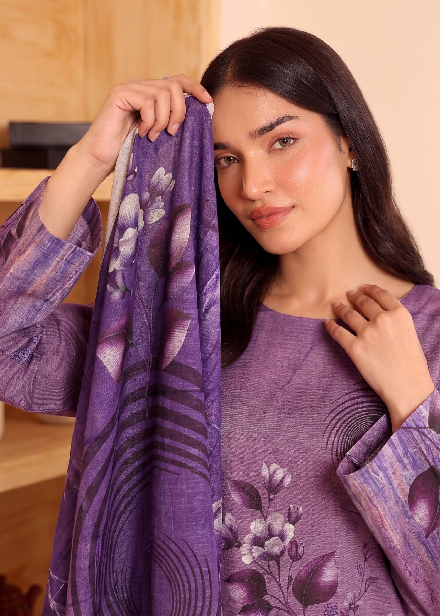 lawn Unstitched in Orchid