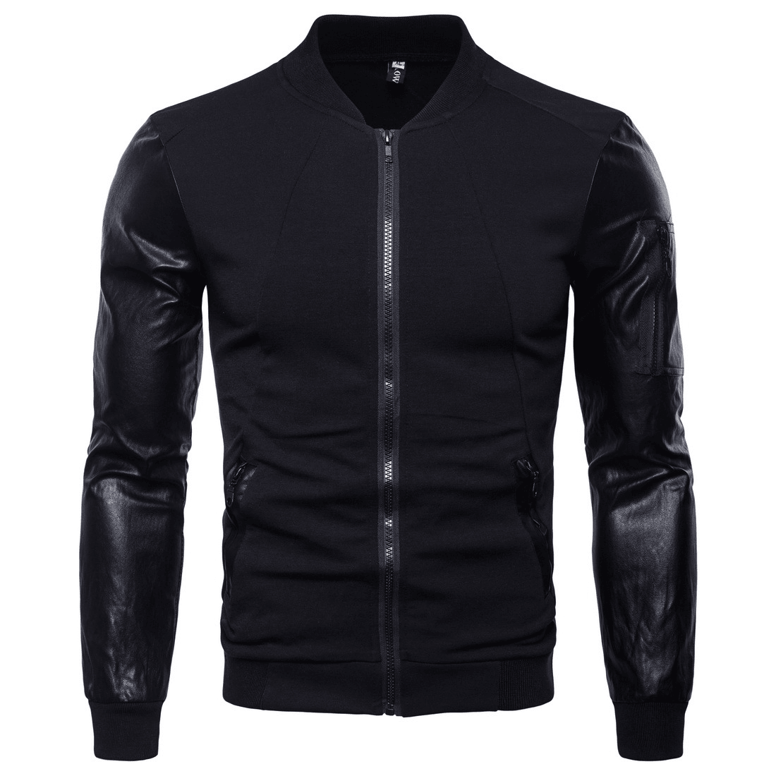 British Temperament Men Stand up Collar Jacket