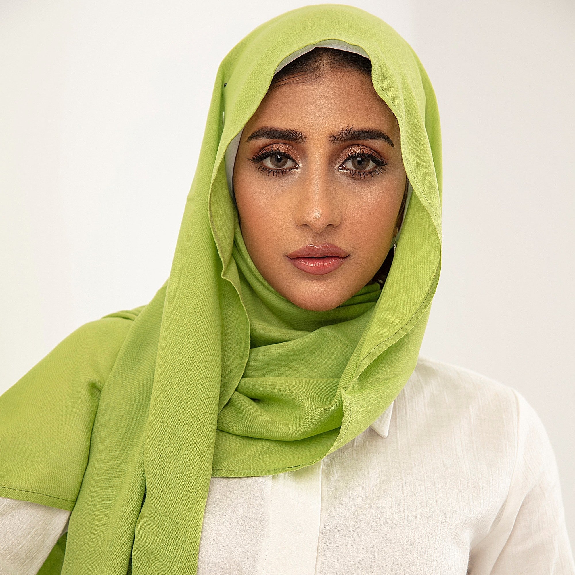 Scarf in Key lime Color by - Trendy Women Scarf PKB4035
