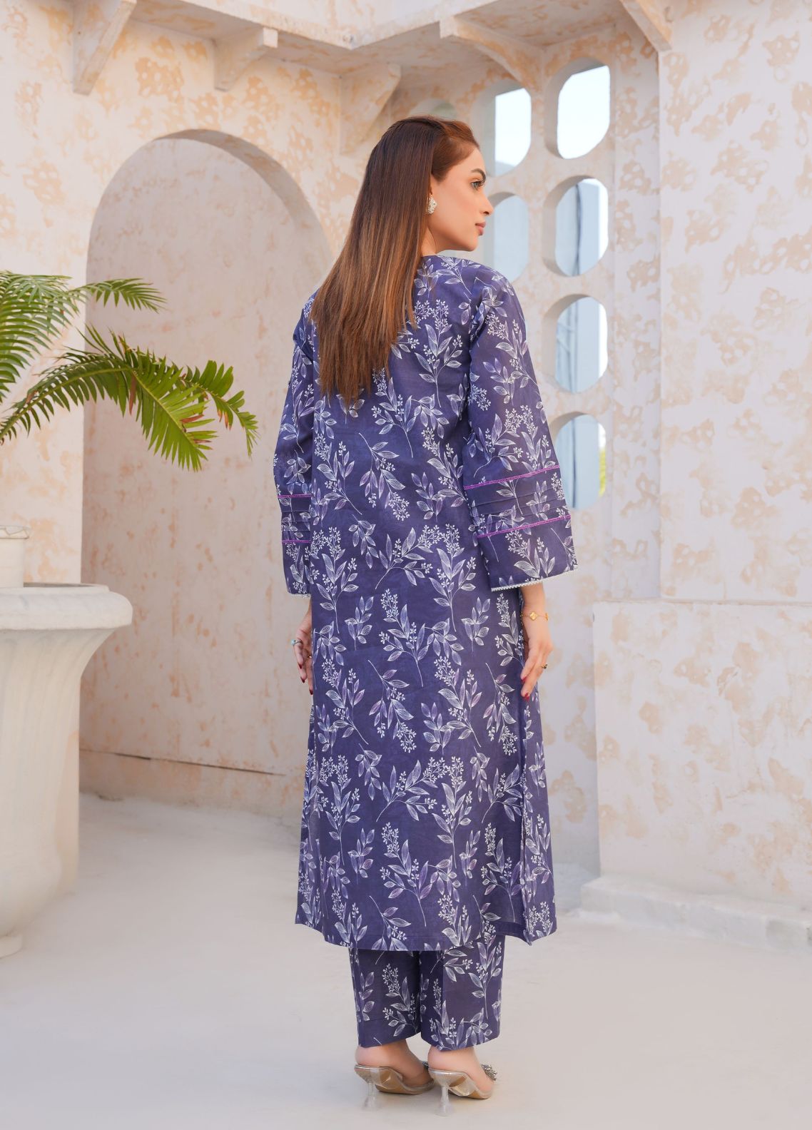 lawn Co Ord Sets in Grape