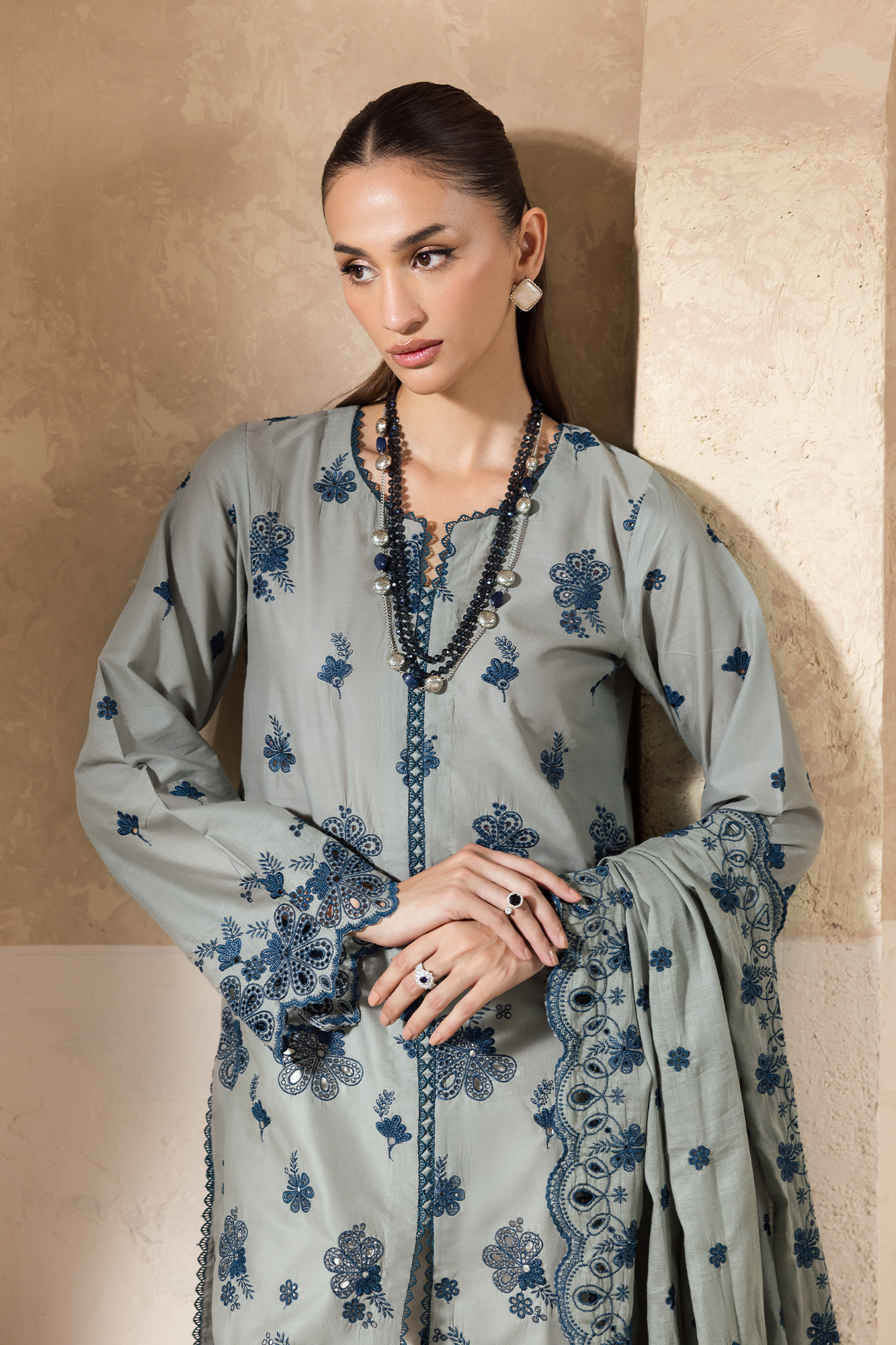 Nissa Chikankari Lawn – N-10