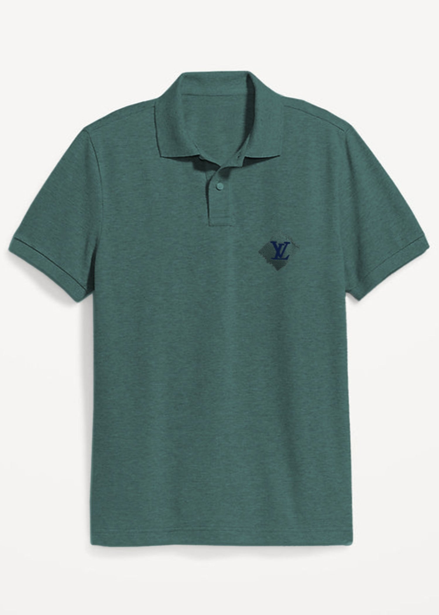 cotton pique Polo Shirt in Jade green by Topco.Pk