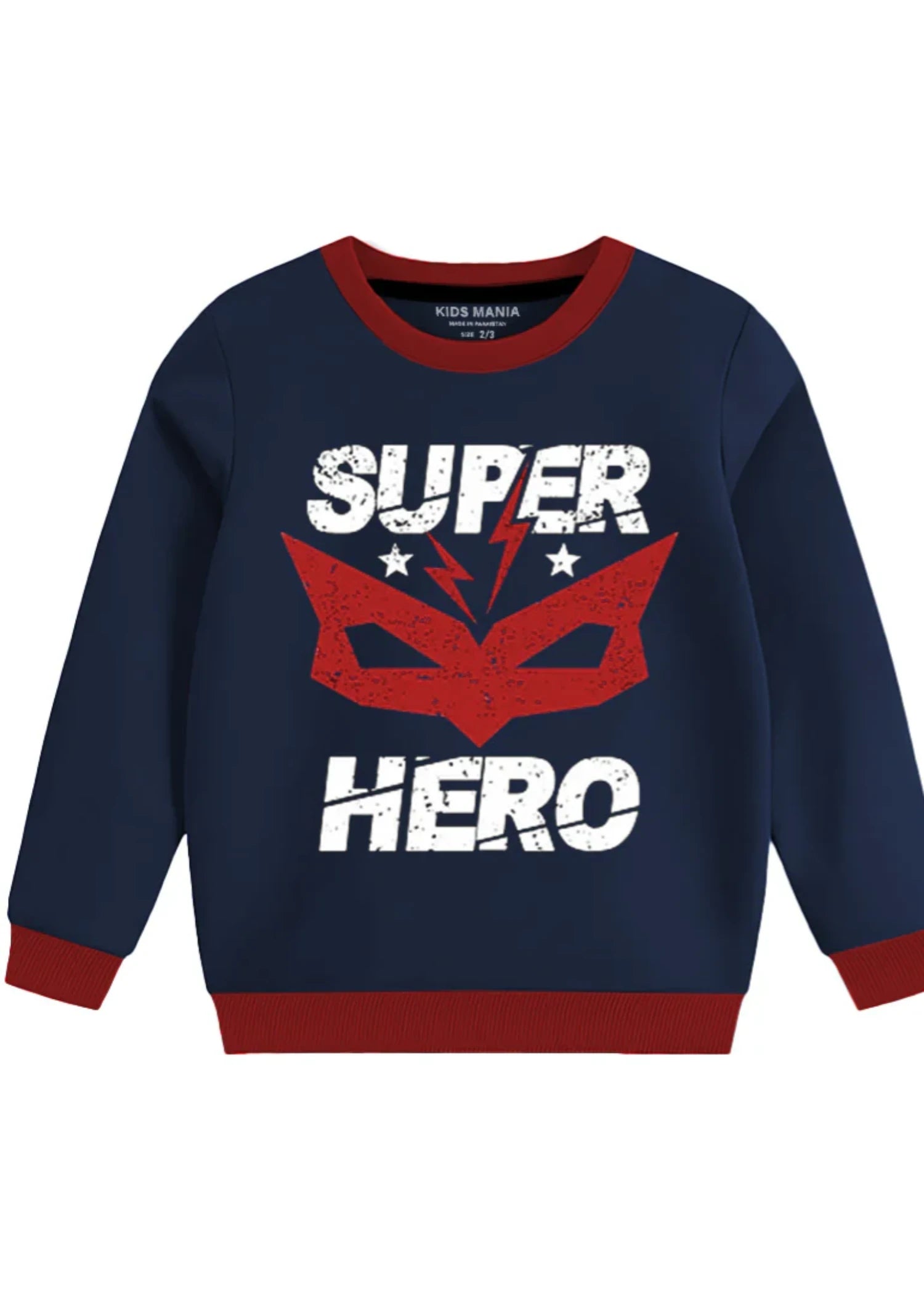 fleece Sweatshirt in Blue
