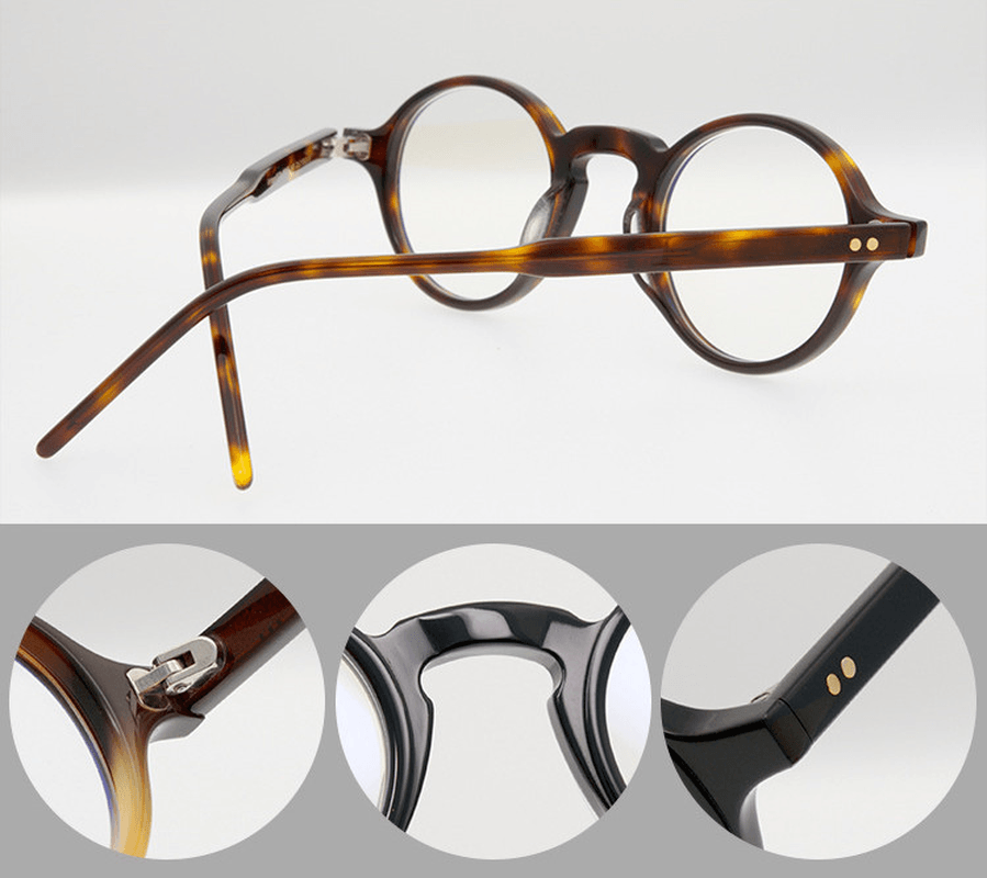 Art Male Personality Small round Optical Glasses Frame Simple Trend