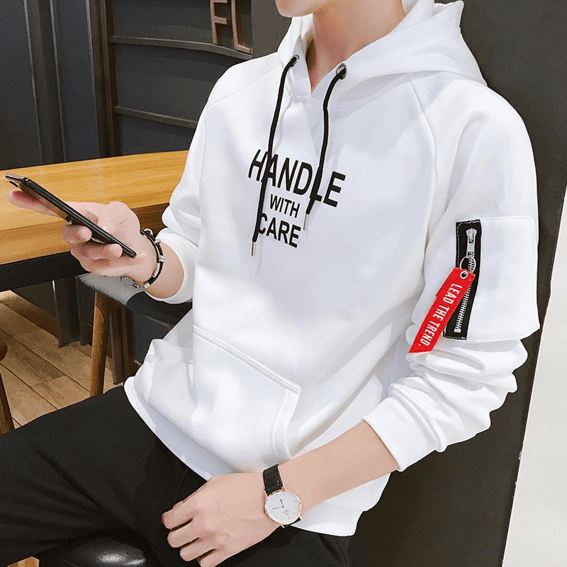 New Sweater Loose Men'S Hooded Men'S Baseball Uniform
