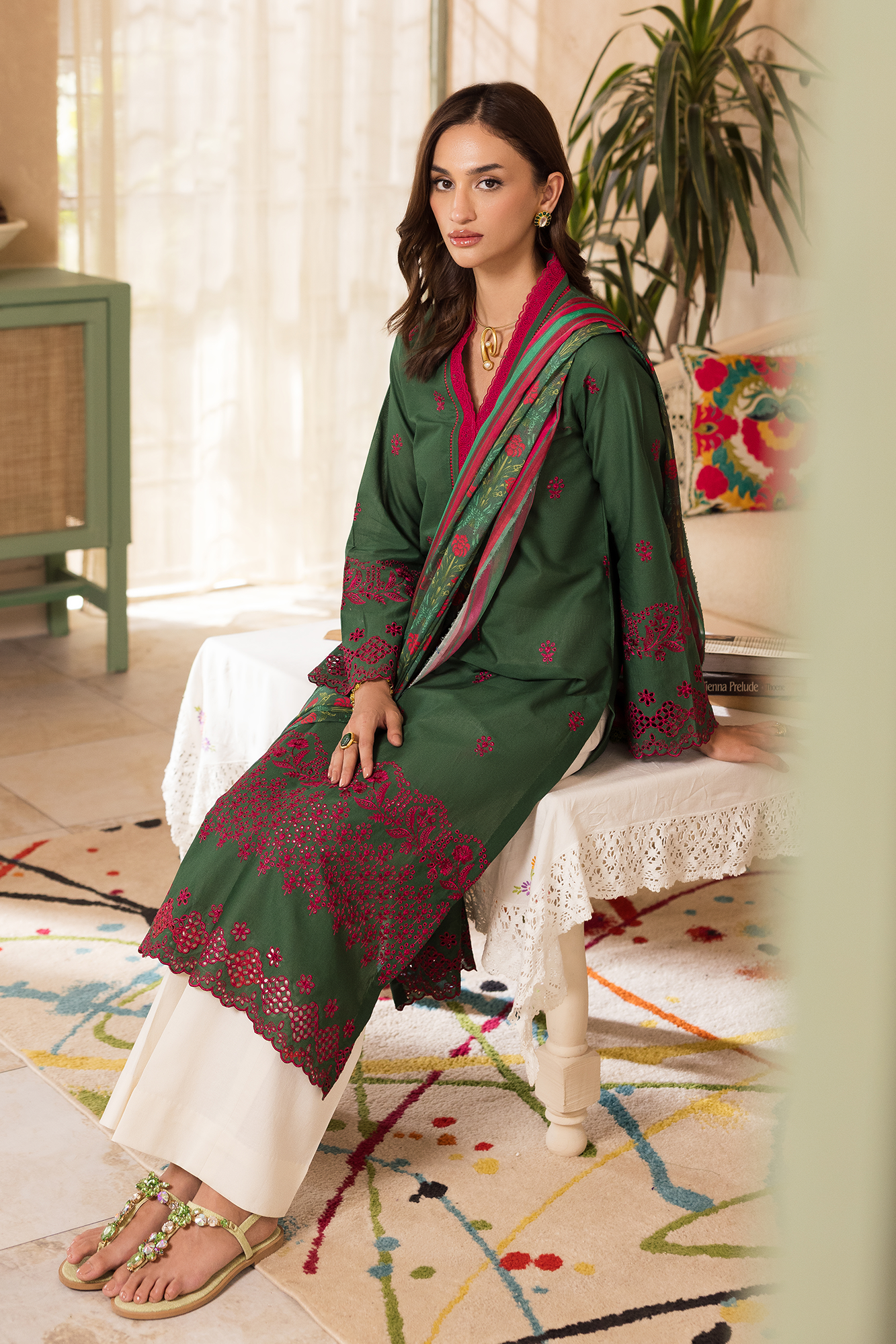 Nissa Chikankari Lawn – N-08