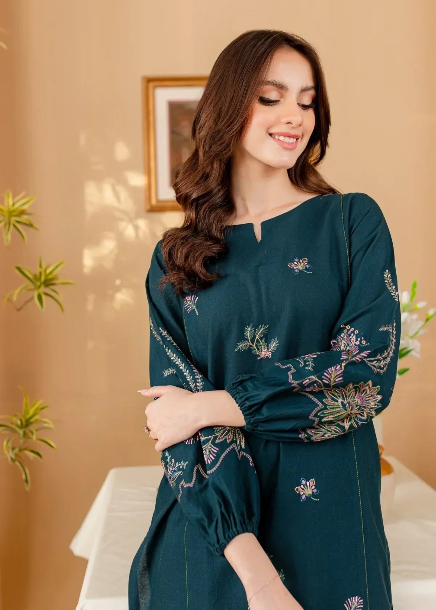 cotton Co Ord Sets in Teal