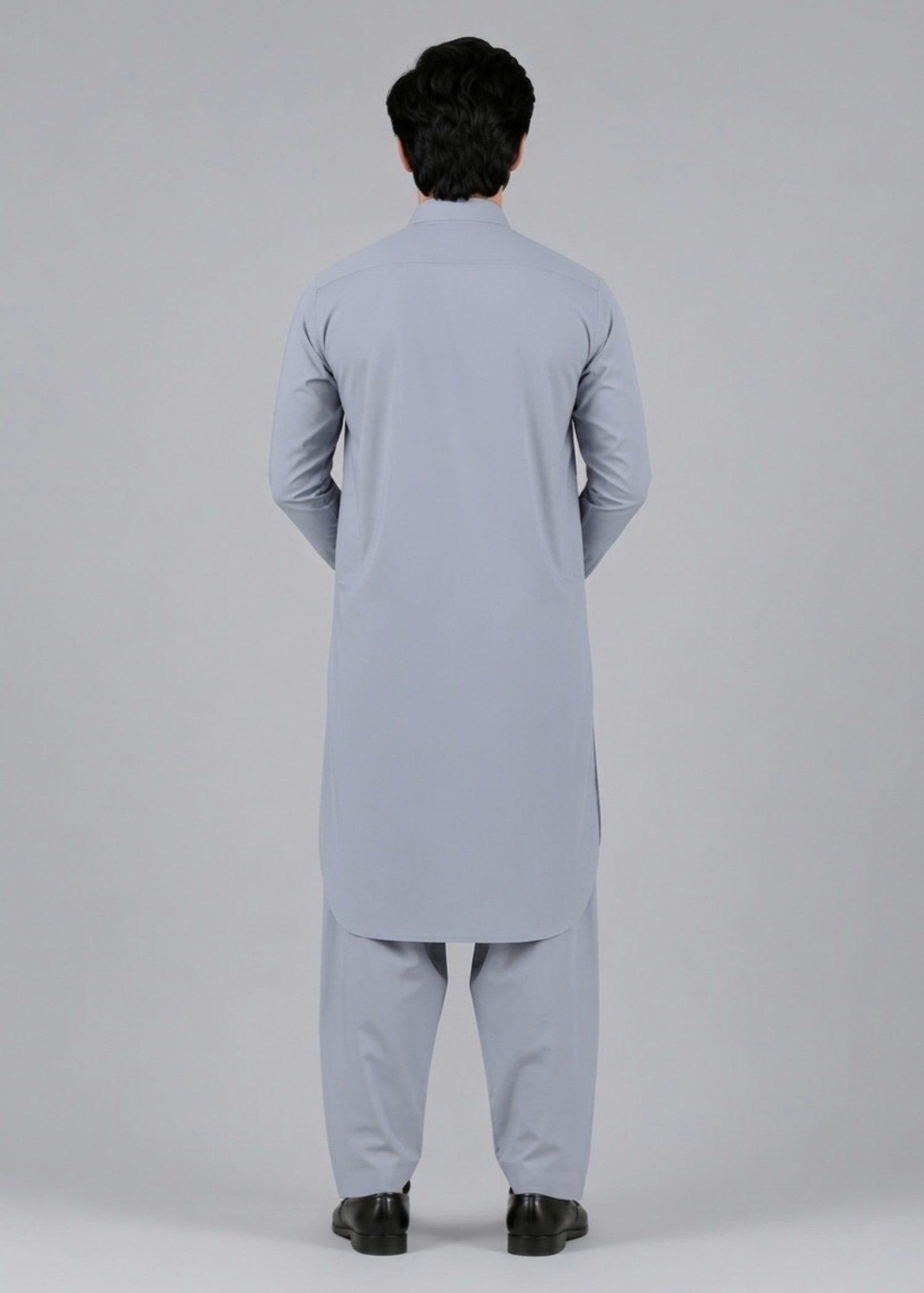 wash & wear Shalwar Kameez in Silver