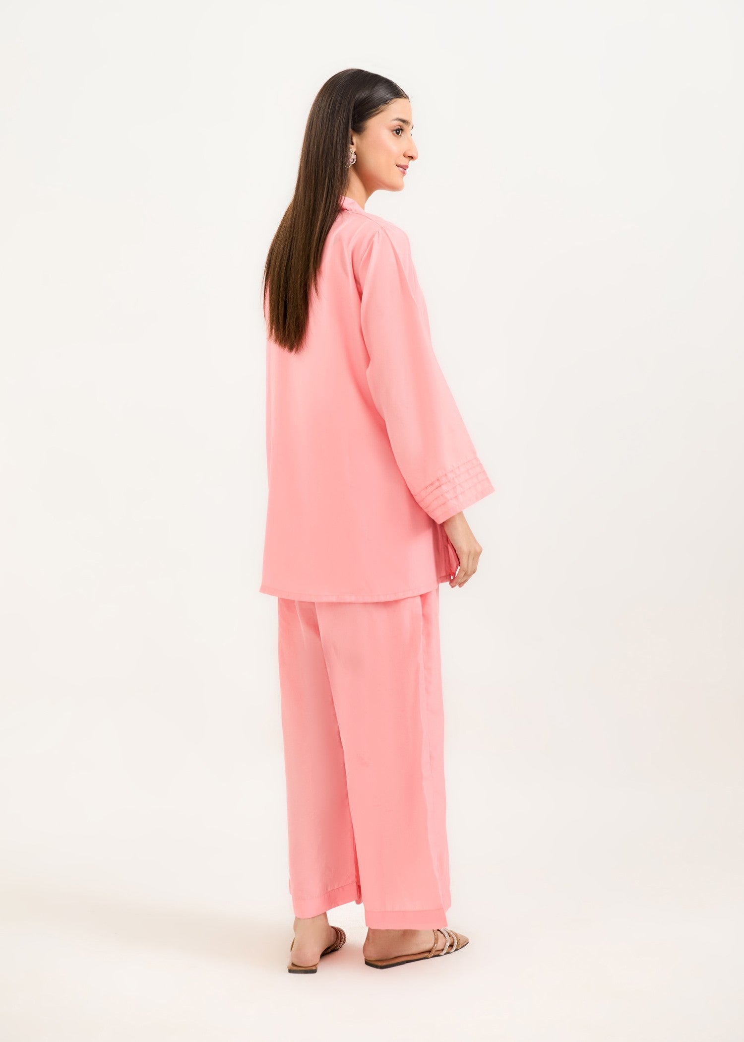 georgette Co ord Sets in Blush pink