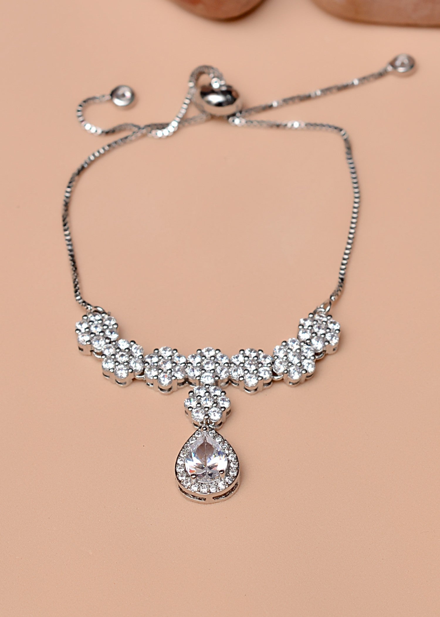 Bracelet in White Color by - Trendy Women Bracelet BBS1228