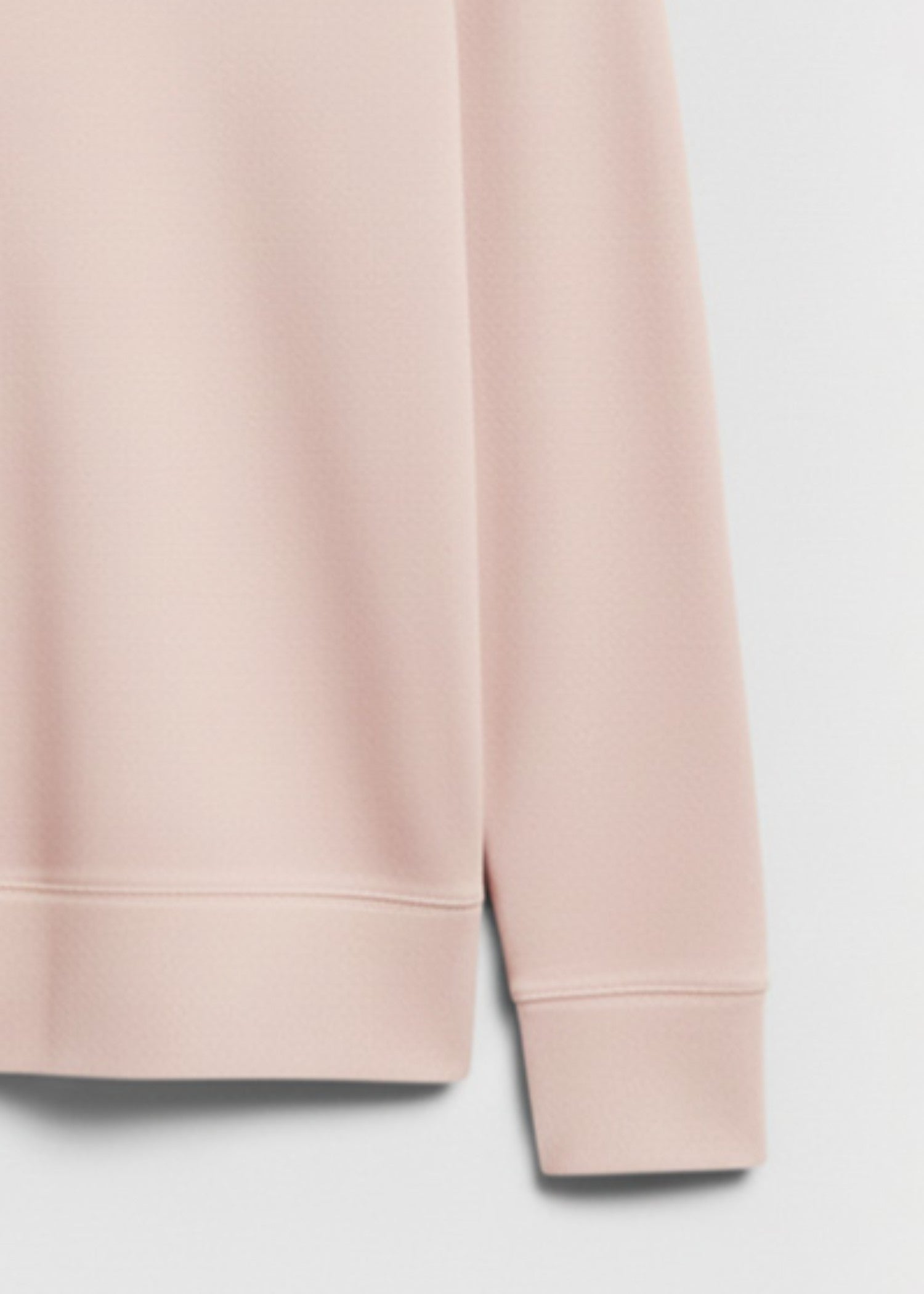fleece Sweatshirt in Peach pink
