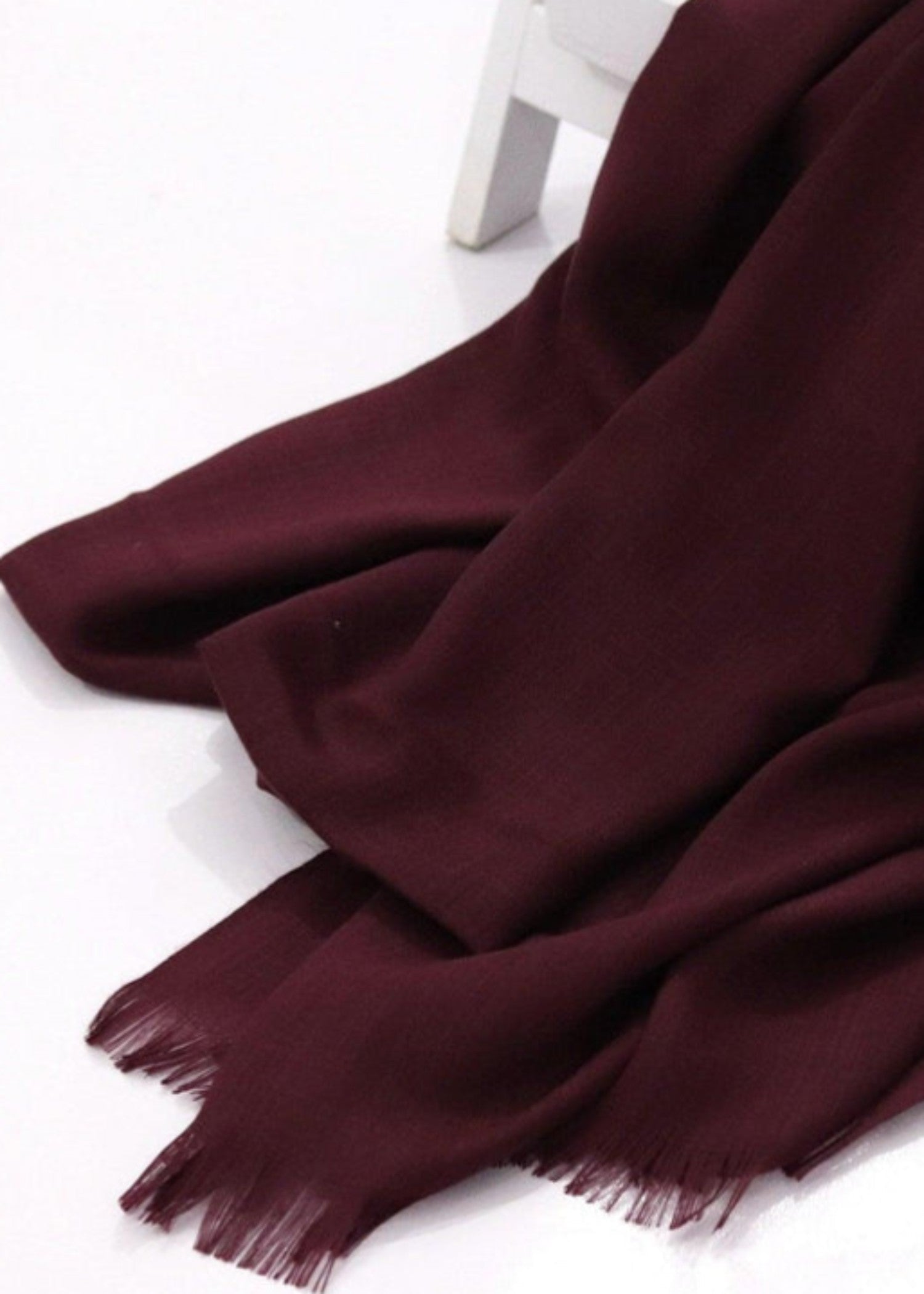 lawn Hijab in Burgundy