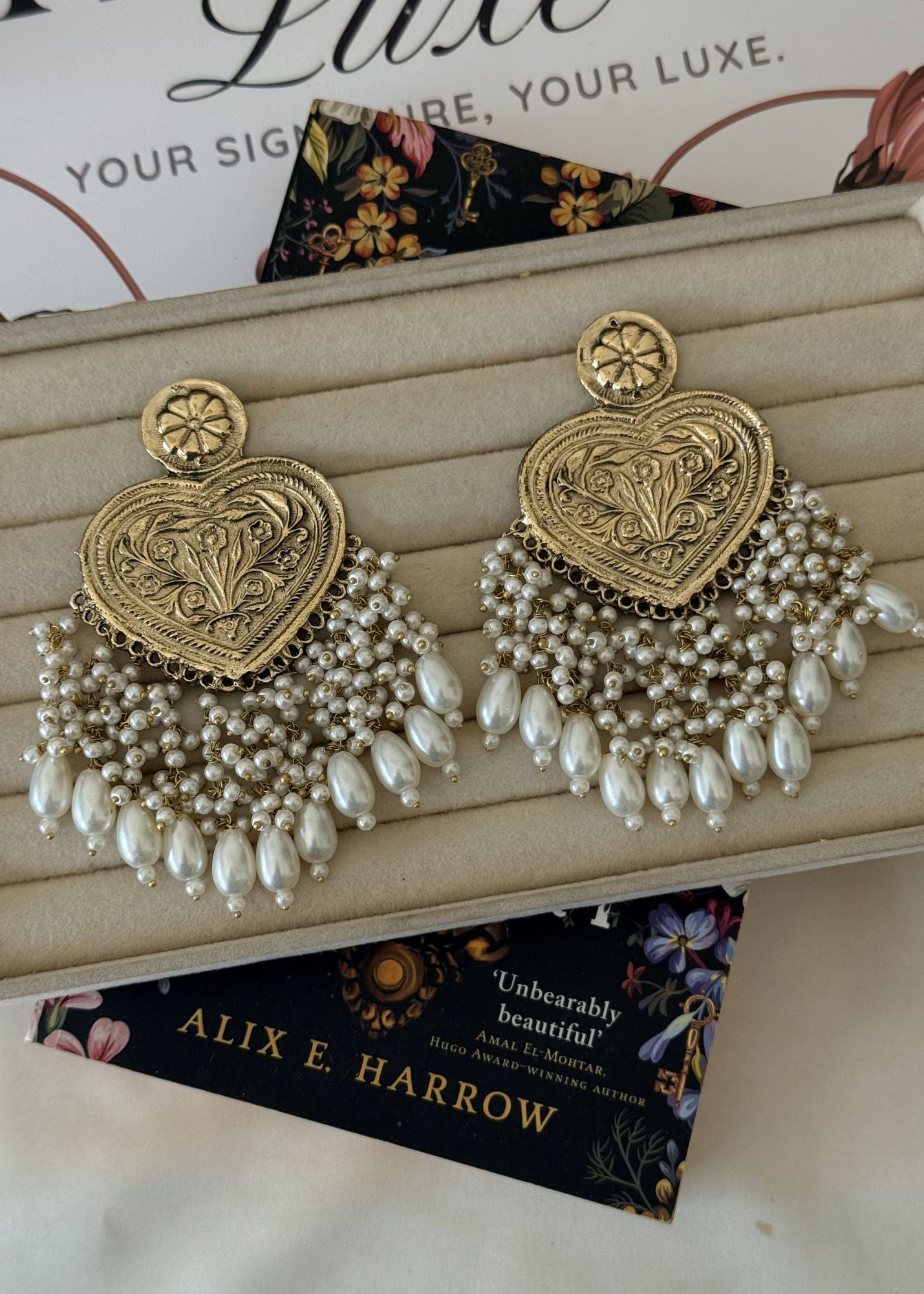 Earrings in Gold Color by - Trendy Women Earrings YTV5093
