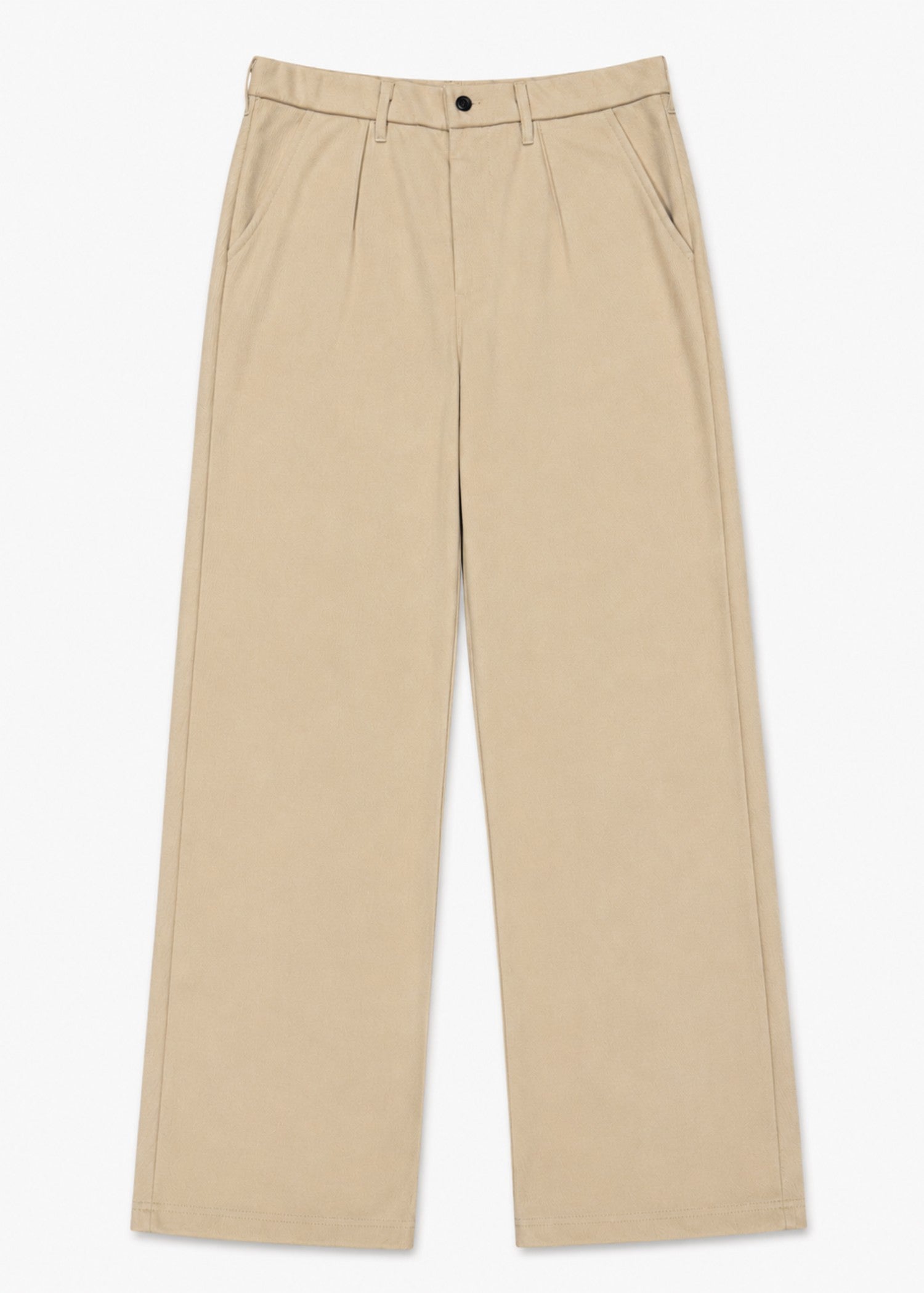 interlock knit Pants in Beige