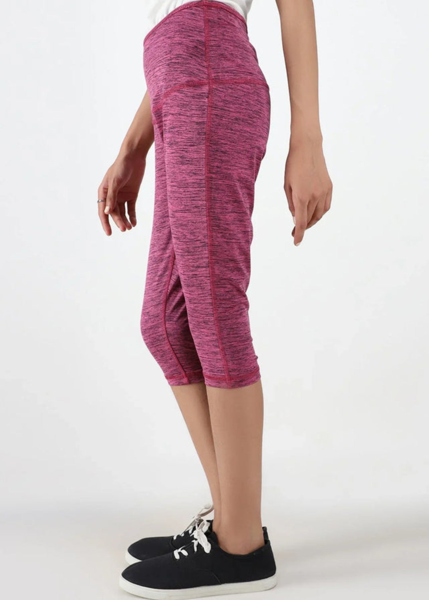 polyester Shorts in Raspberry pink