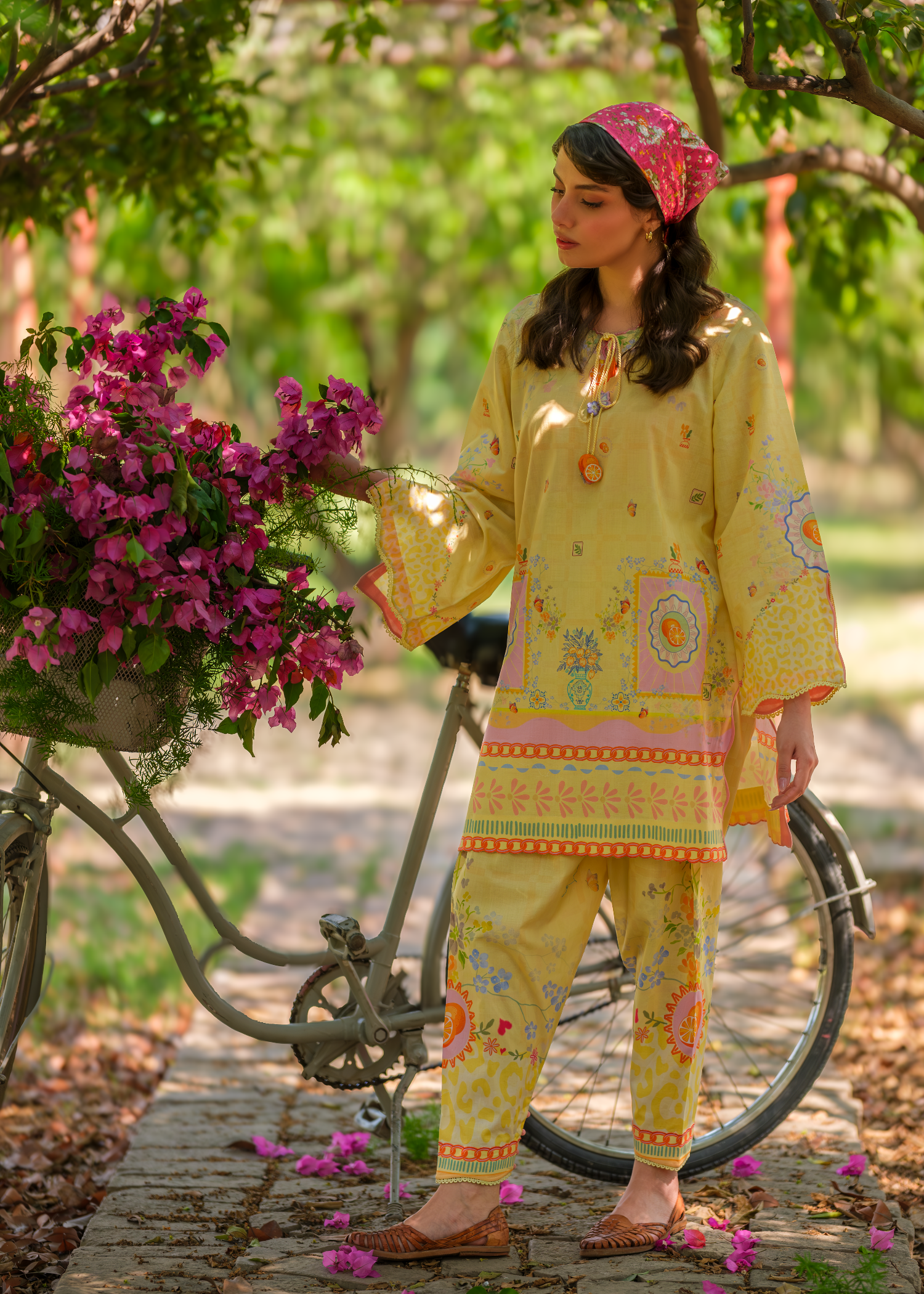 cambric Co Ord Sets in Mellow yellow