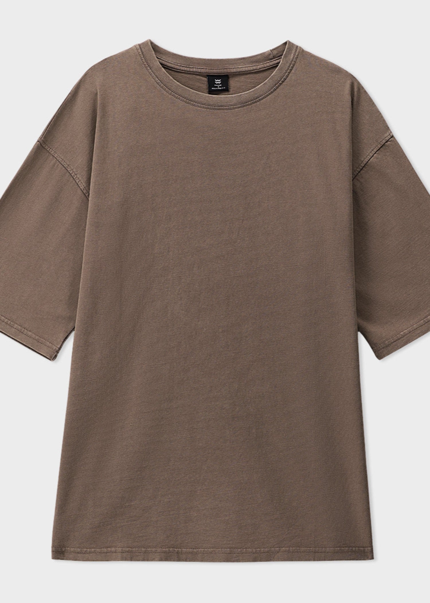 seersucker T Shirt in Brown