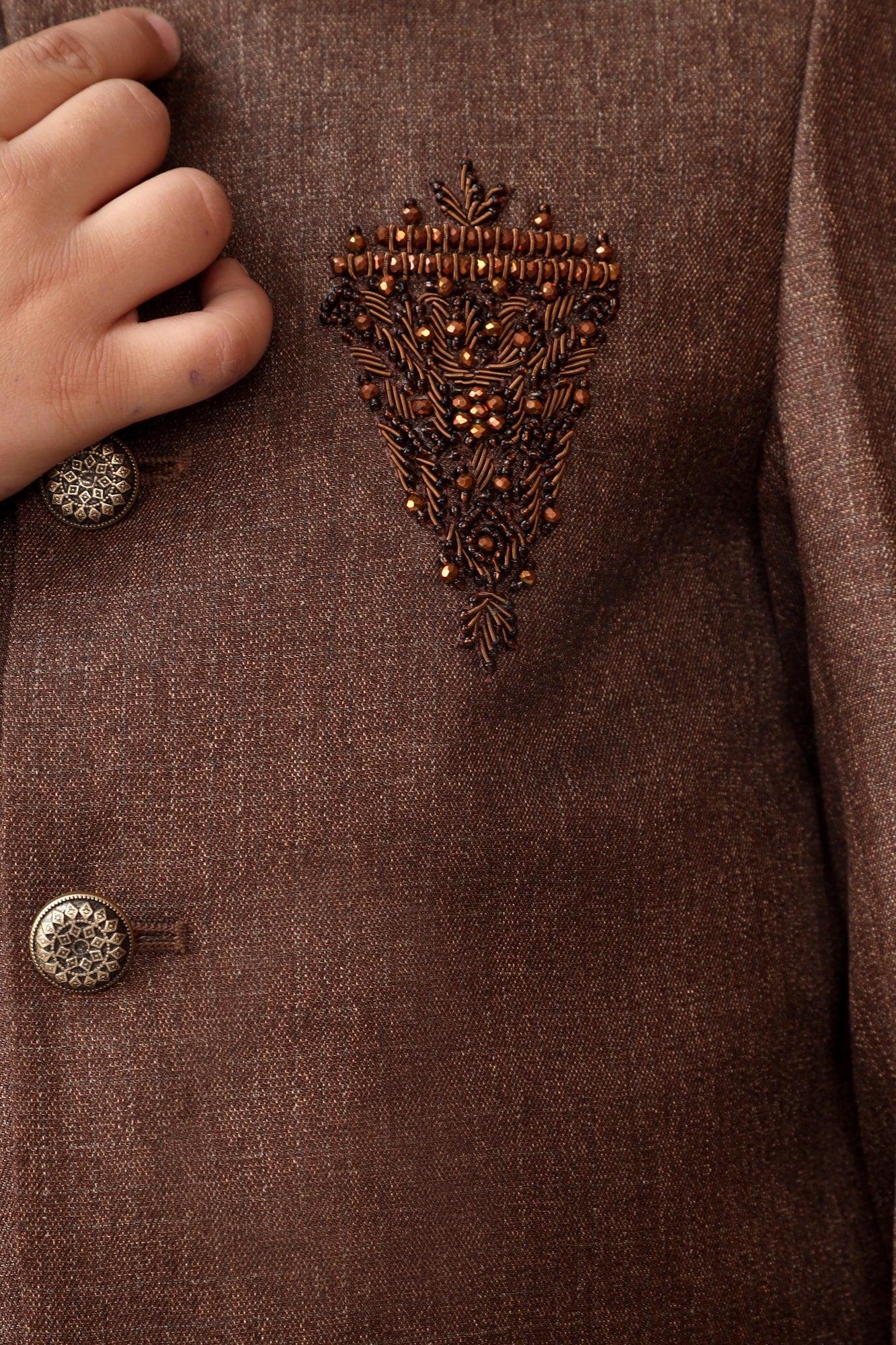 wash & wear Prince Coat in Brown