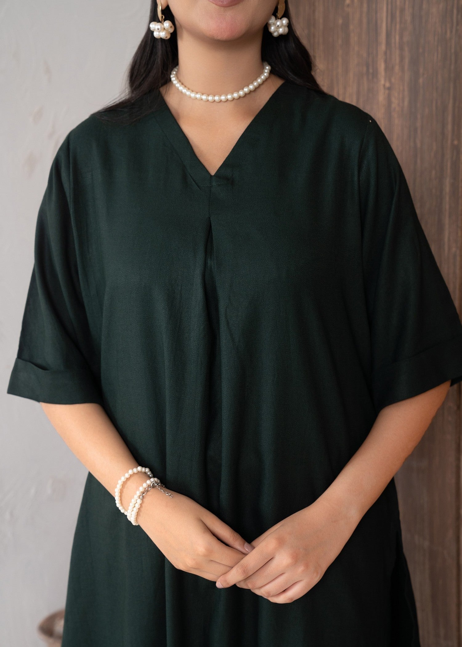marina Co Ord Sets in Bottle green