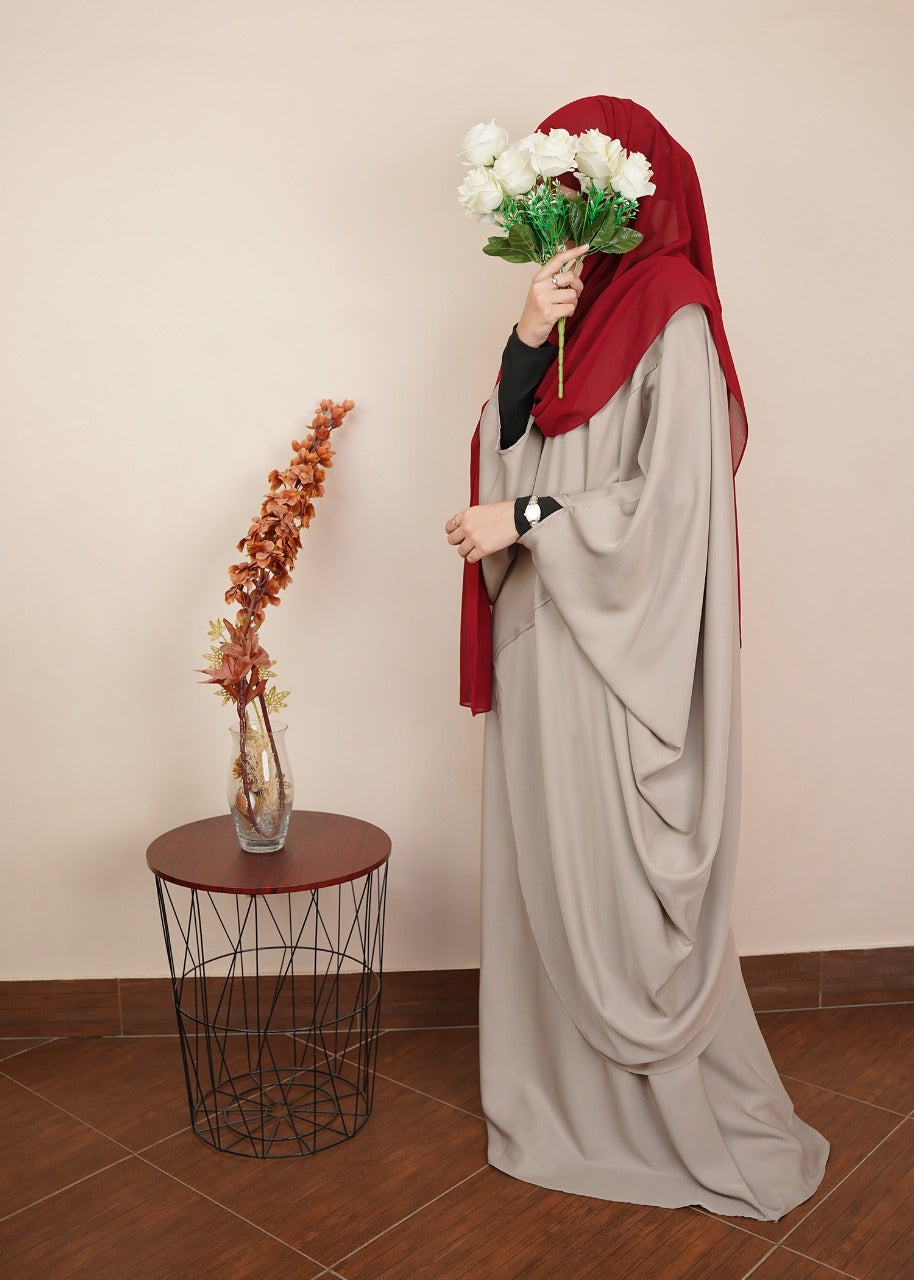 nidha Jilbab in Beige