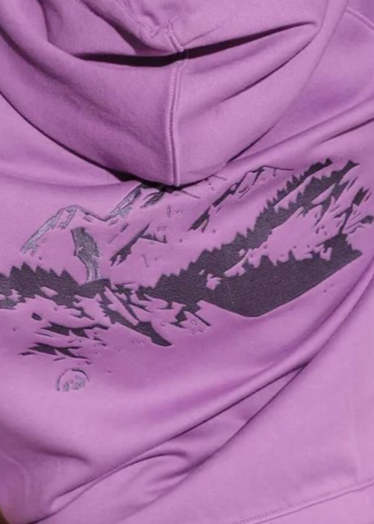 cotton Hoodie in Lilac