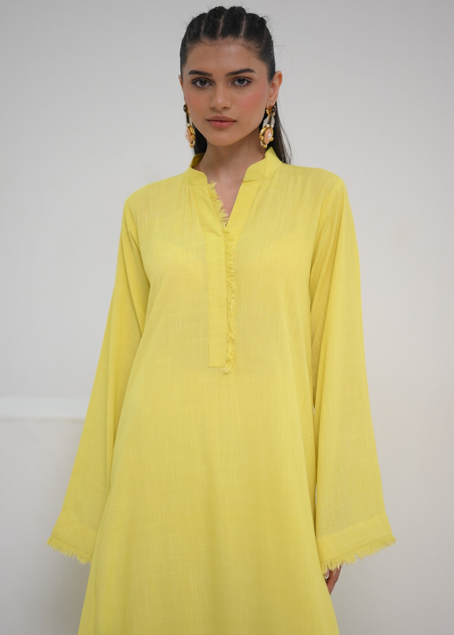irish linen Co ord Sets in Yellow