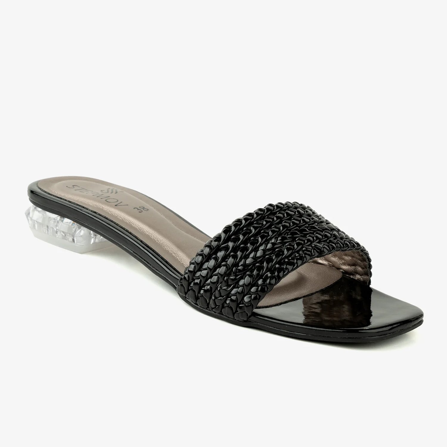 Slides in Black by - High Quality Women Slides TYX2312
