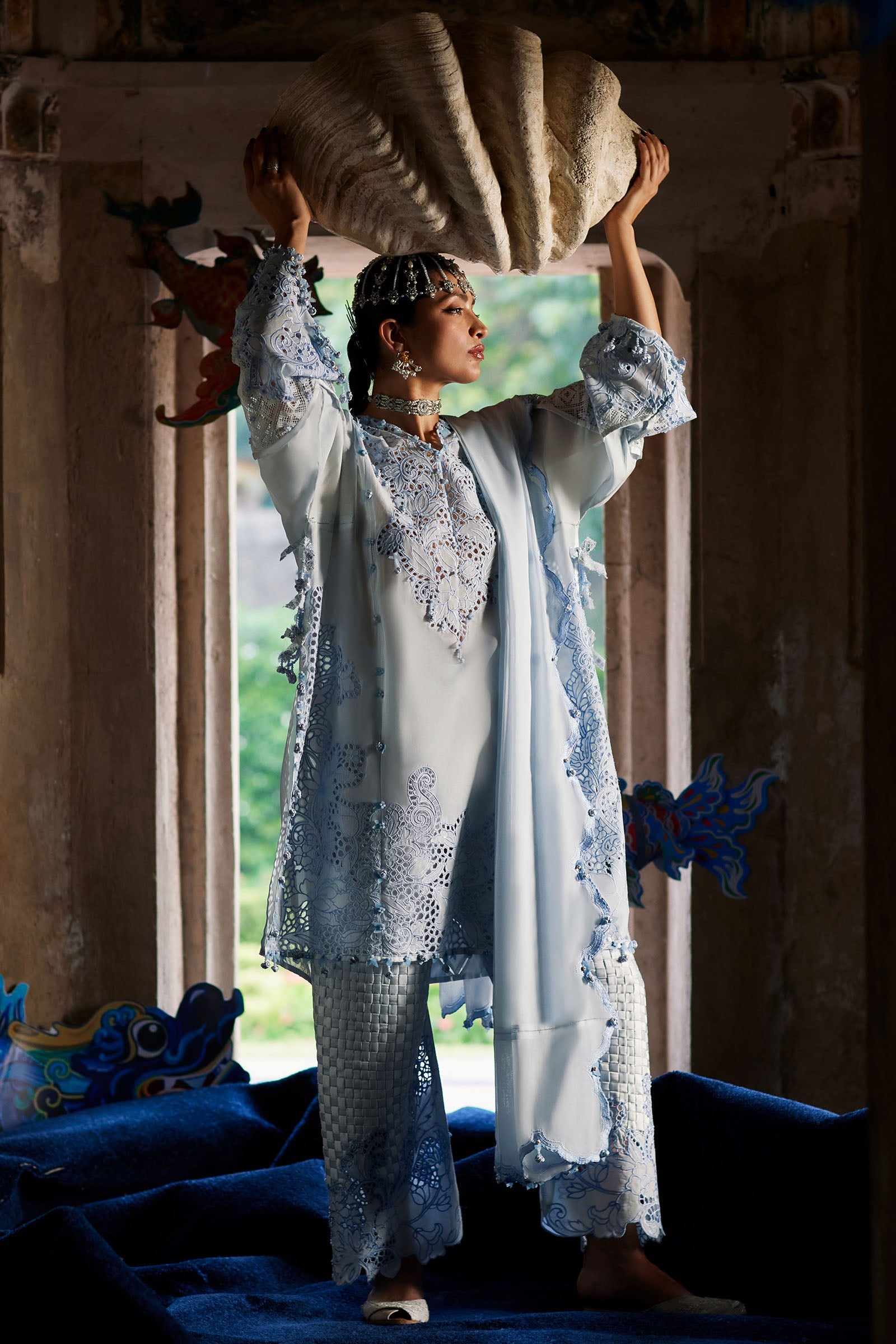 Kashmee Luxury Eid Lawn – BRUMINE (EL26-02 A)