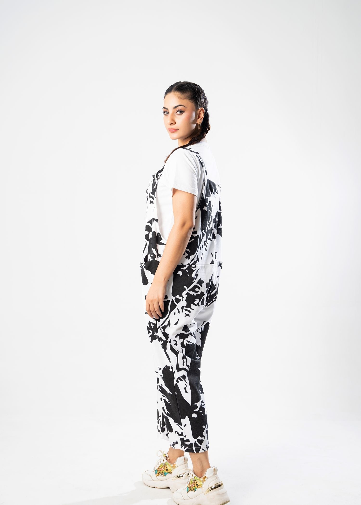 terry Jumpsuit in Black
