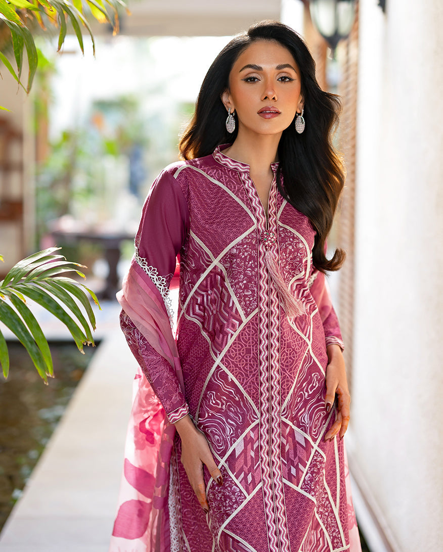 Astoria Festive Luxury Lawn – Rosea