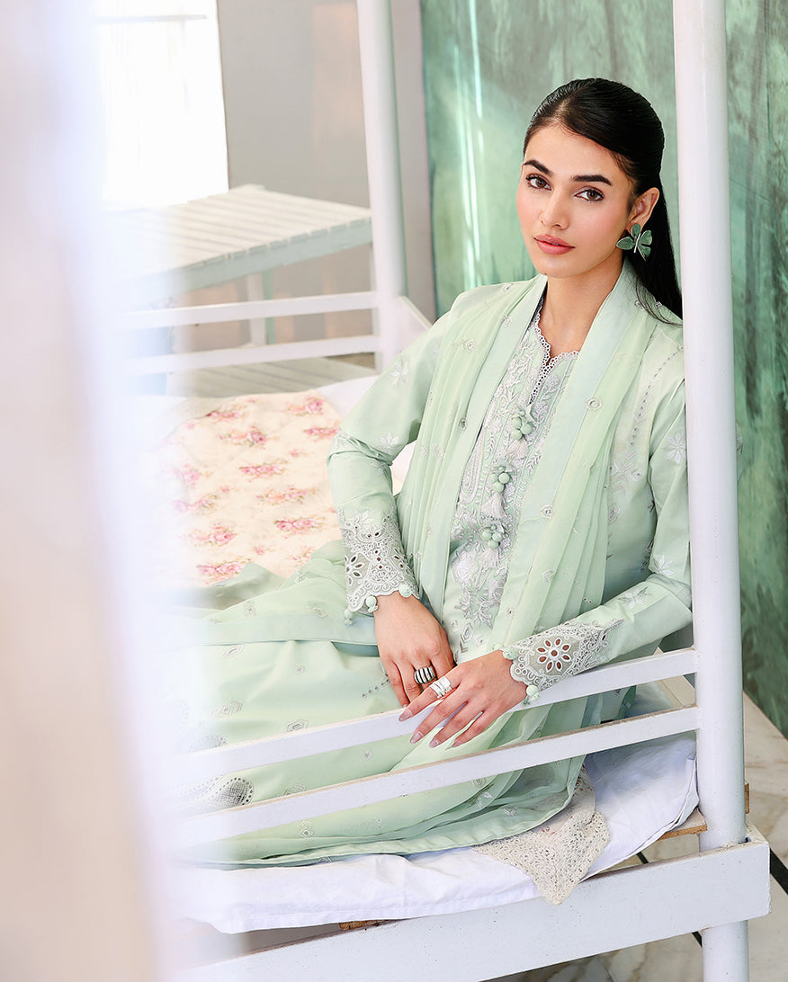 Veil of Summer Chikankari Lawn Edit – Serene Dusk