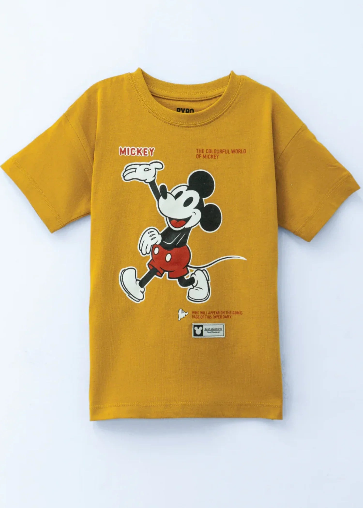 cotton jersey T Shirt in Honey