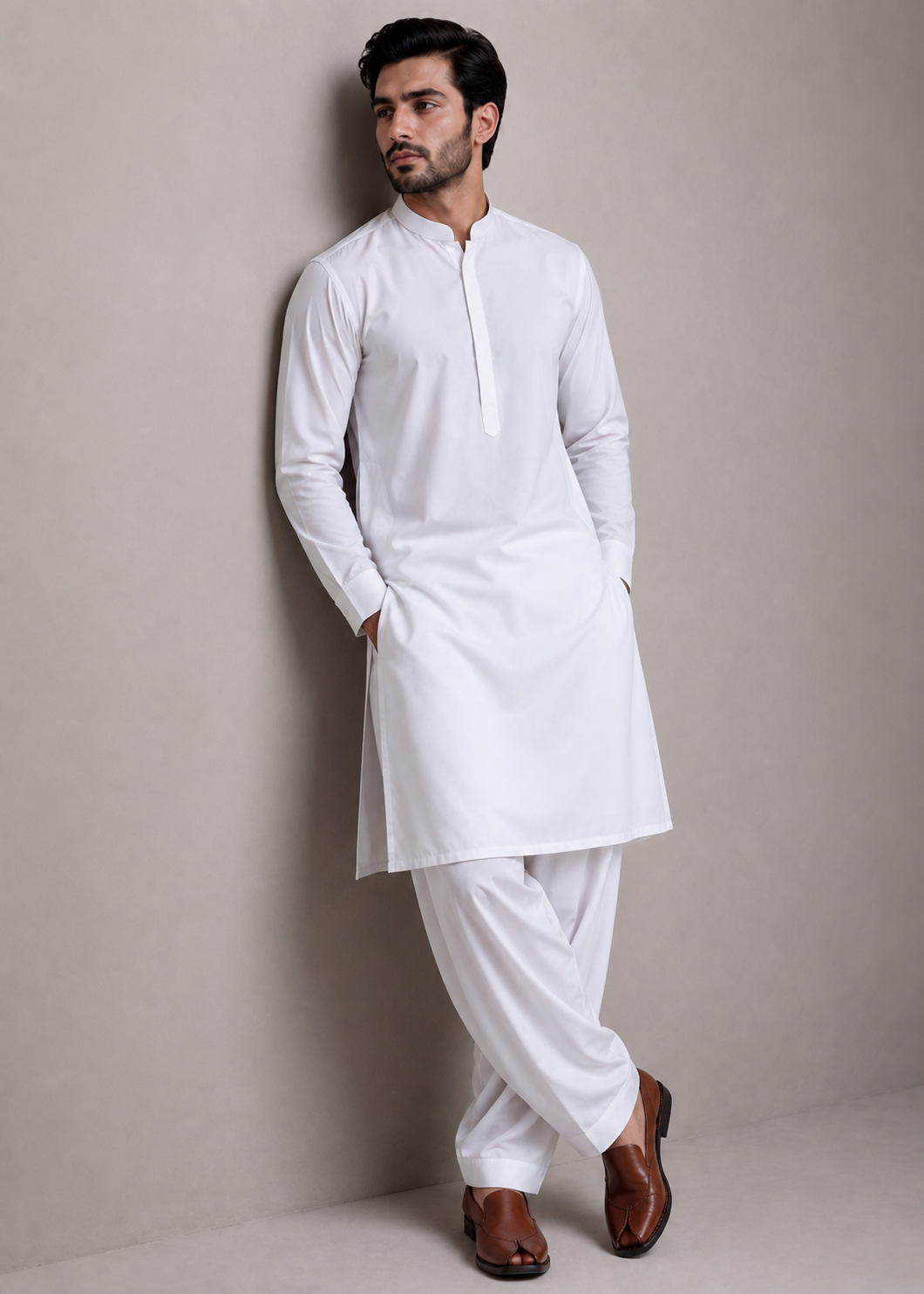 cotton Unstitched in Ghost white