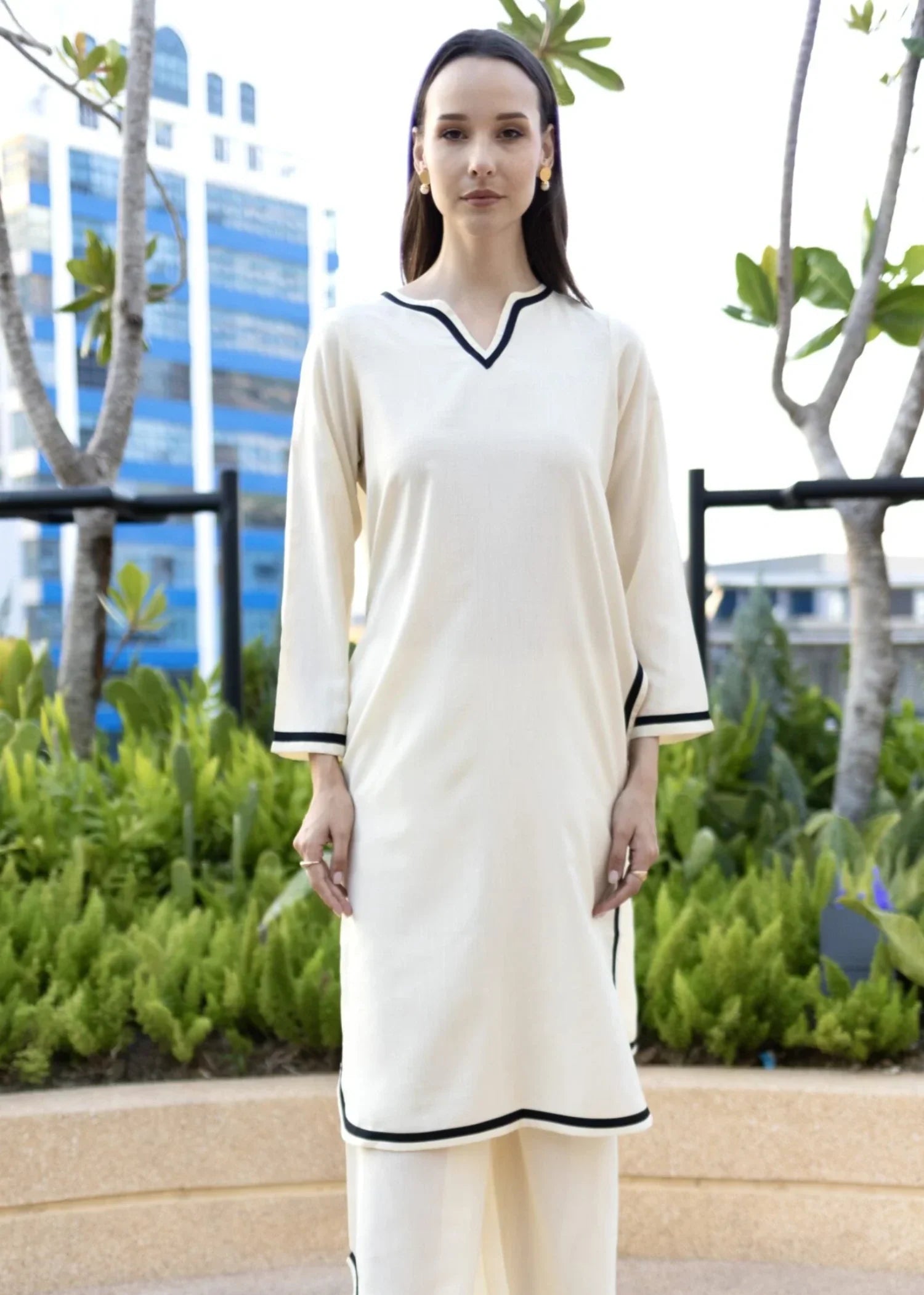 polycotton Co Ord Sets in Cream