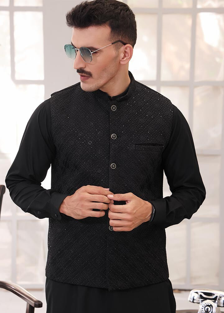 masuri Waistcoat in Black