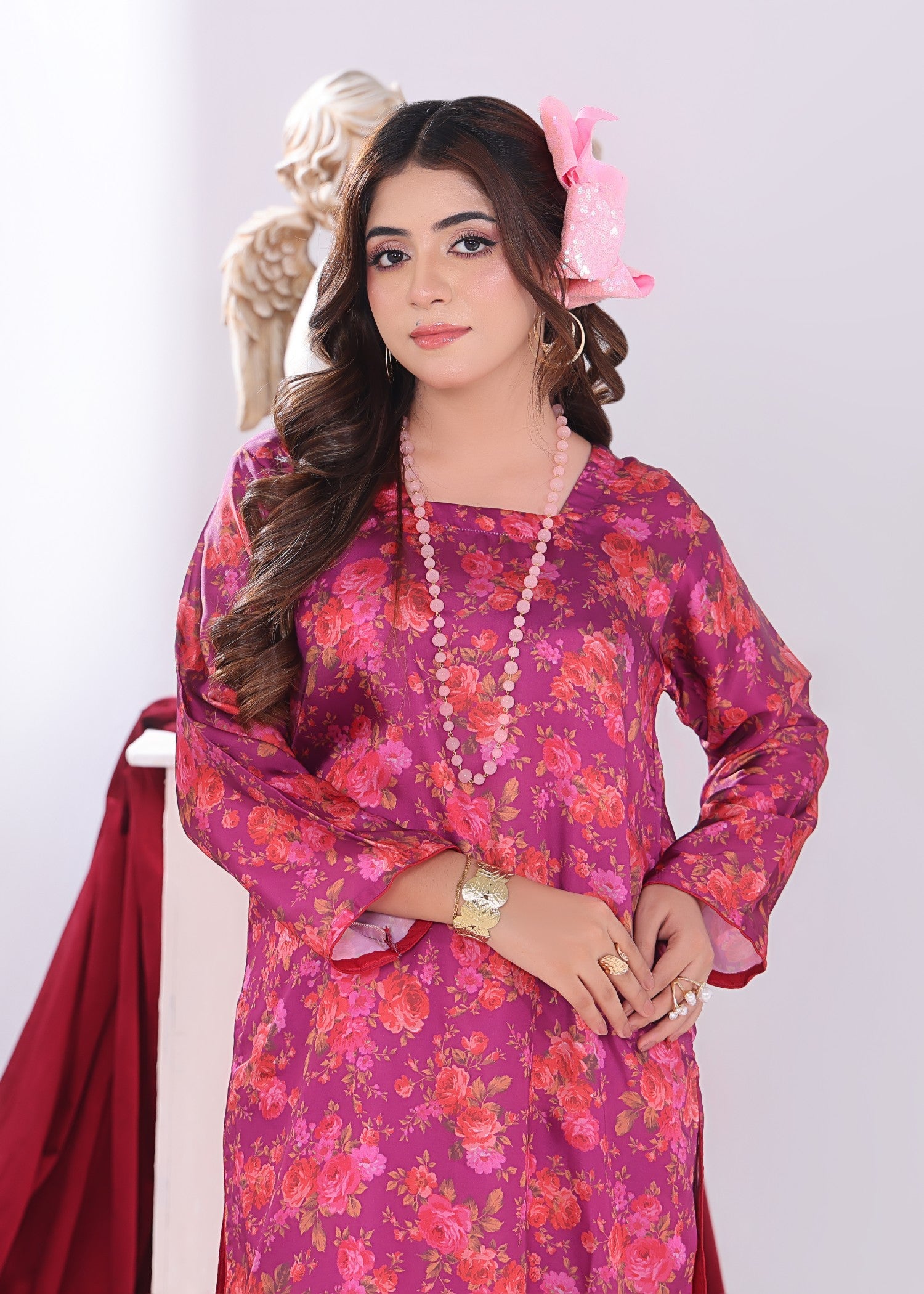 charmuse/shamooz Co Ord Sets in Cerise