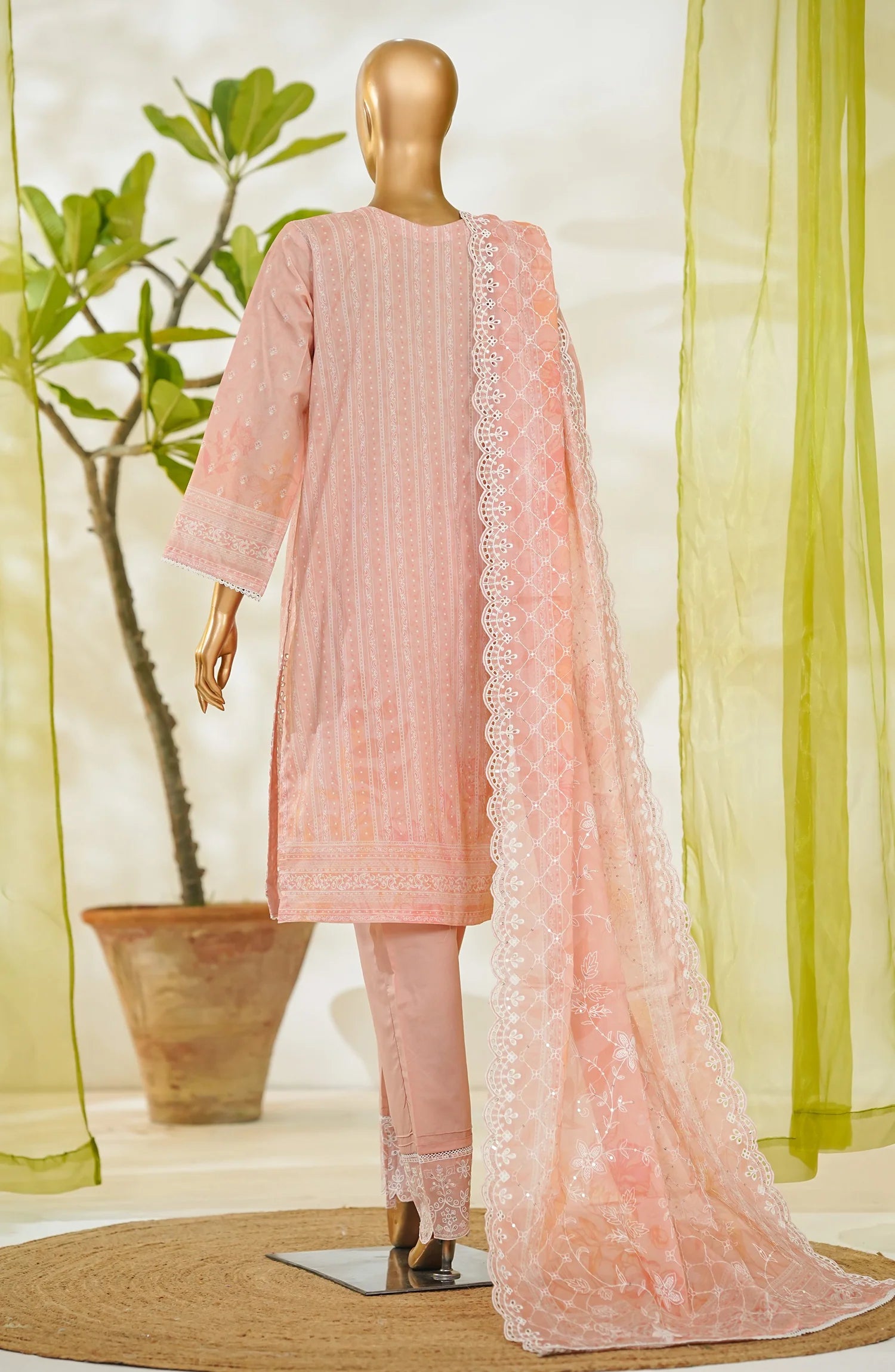 RTW White & White Embroidered Lawn – 15