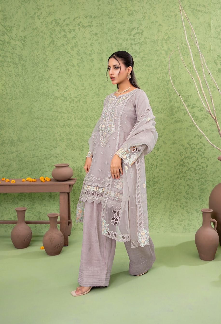 Kahani Festive Pret Organza Formals – D-1