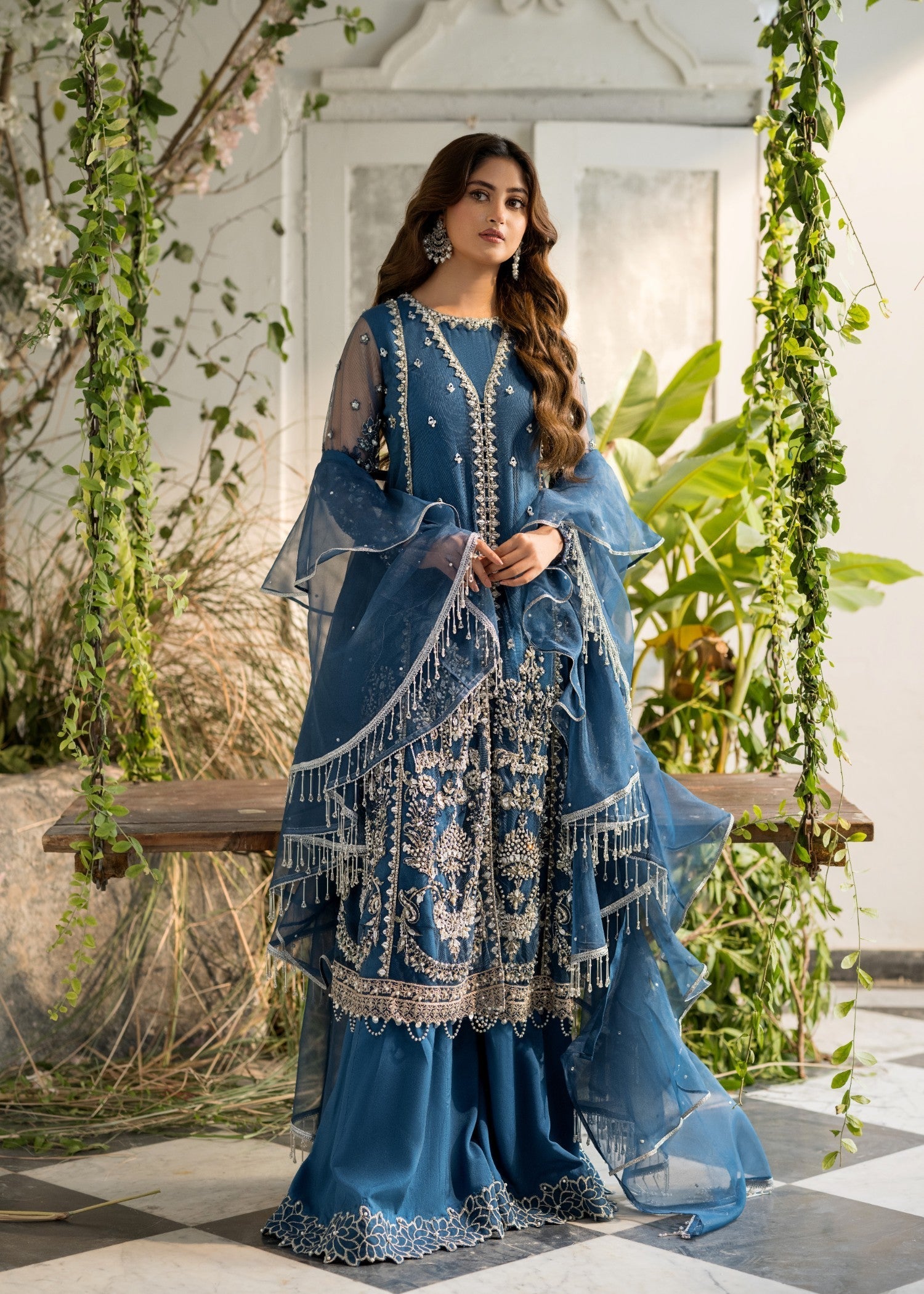 net Sharara in Teal