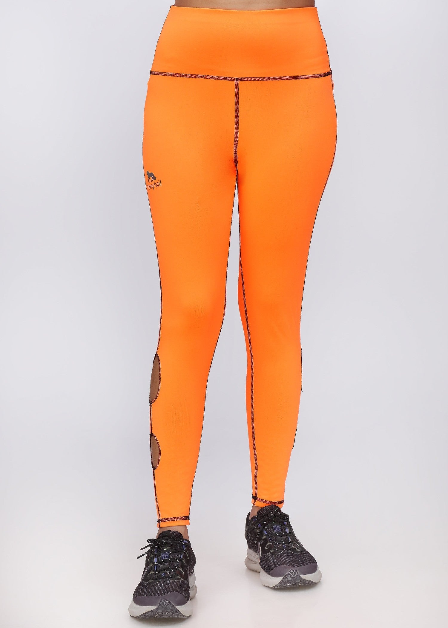polyester Leggings in Orange