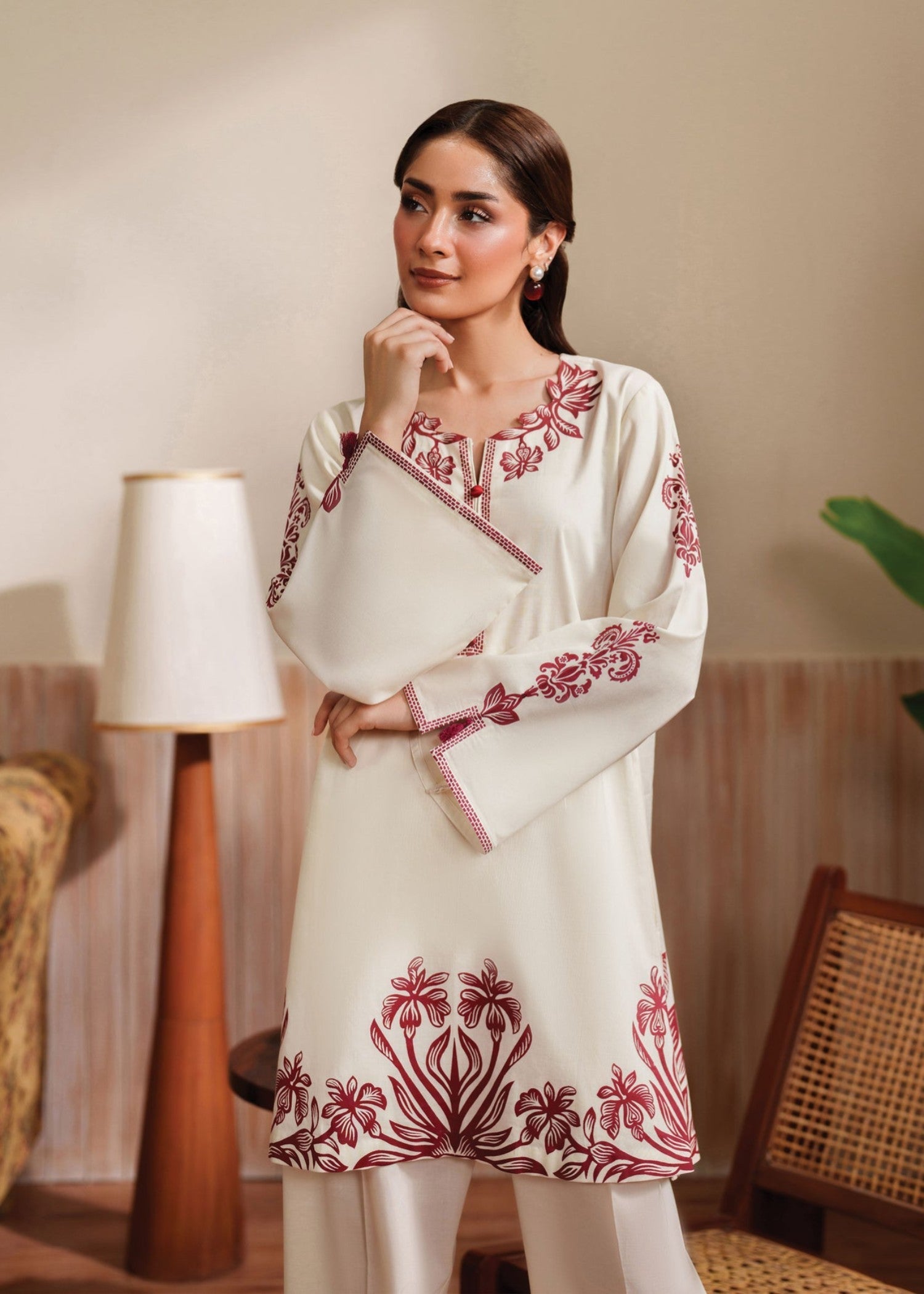 linen Co Ord Sets in Off-white