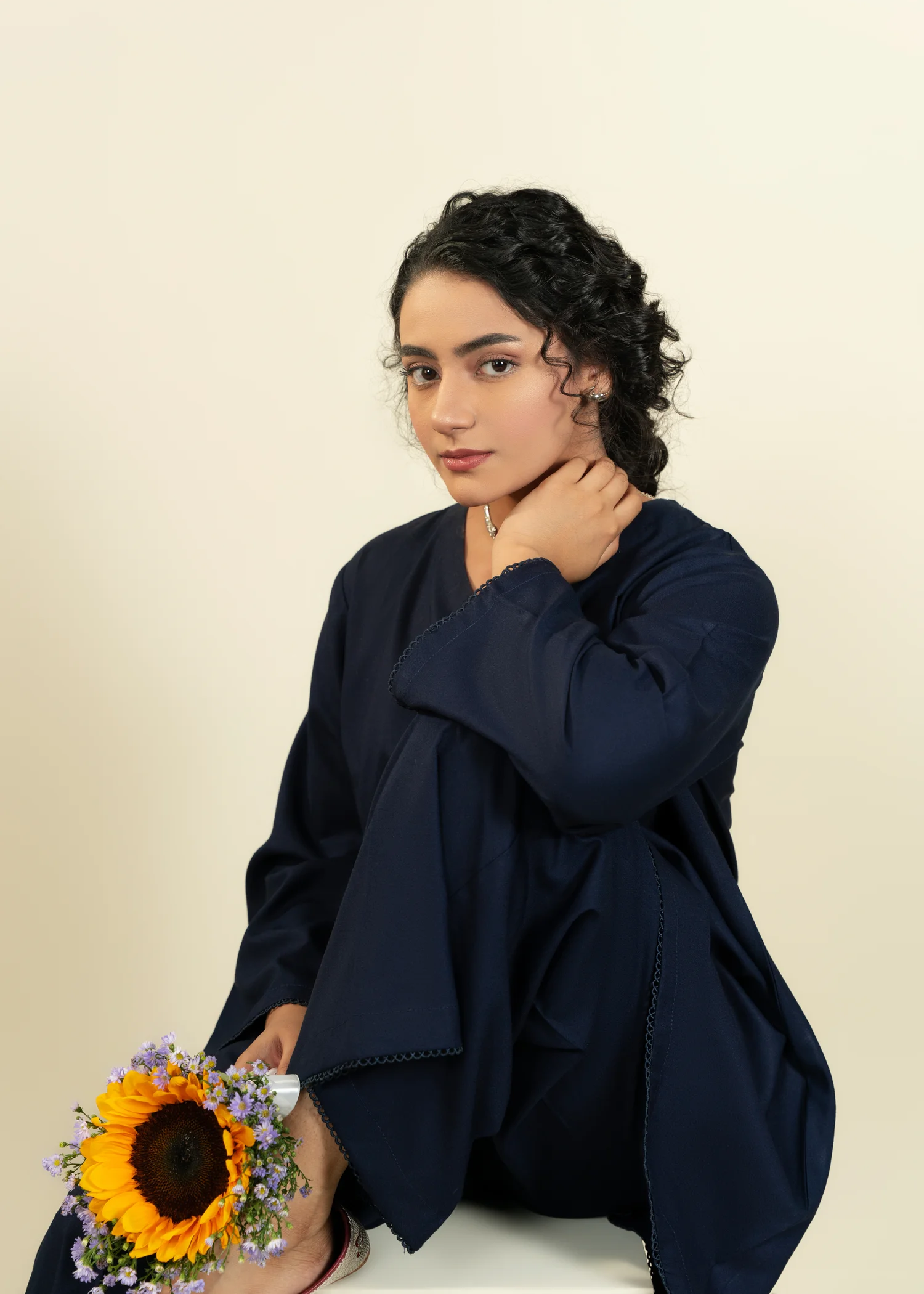 marina Co Ord Sets in Navy blue