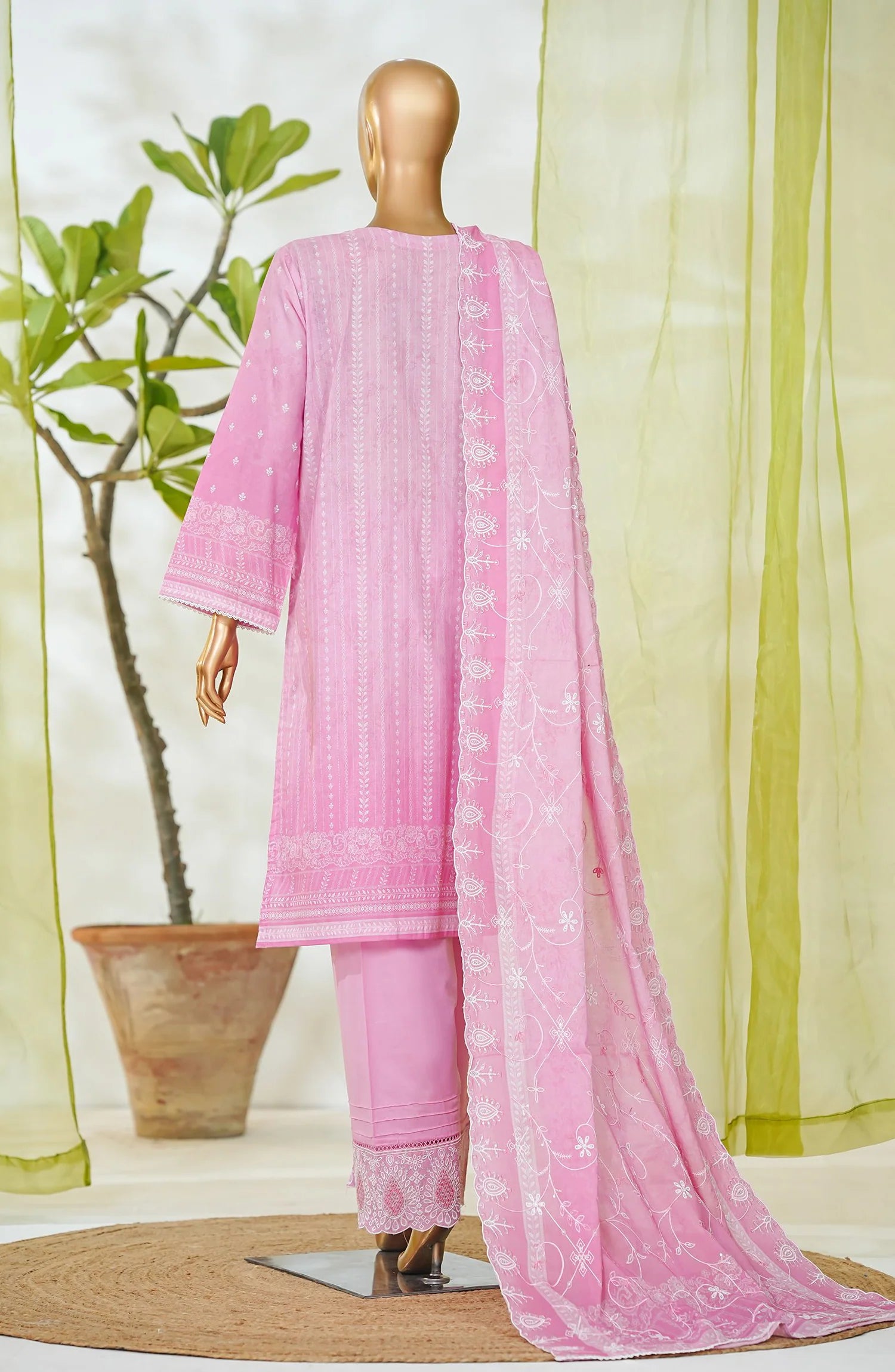 RTW White & White Embroidered Lawn – 11
