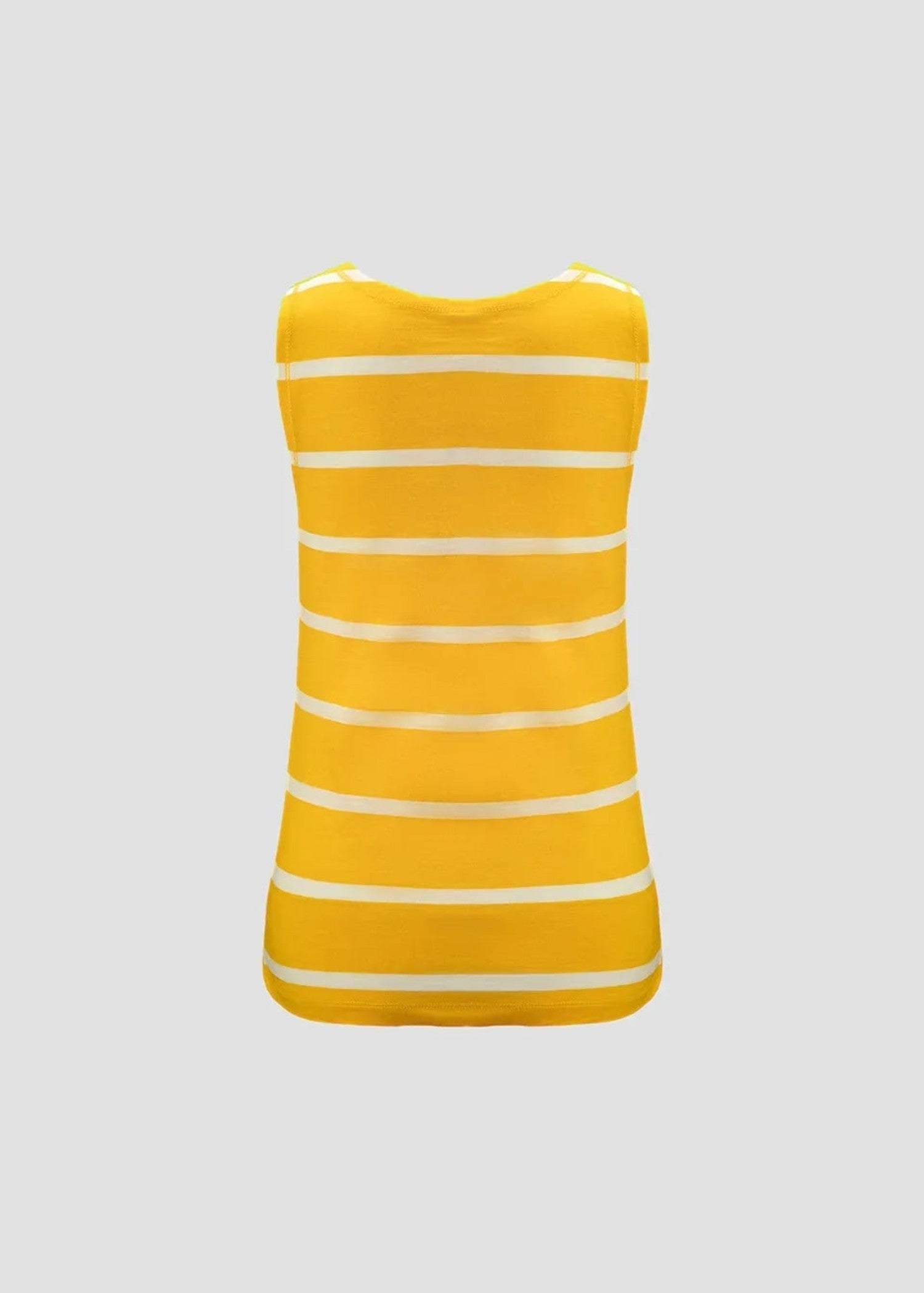 cotton jersey Tank Top in Yellow